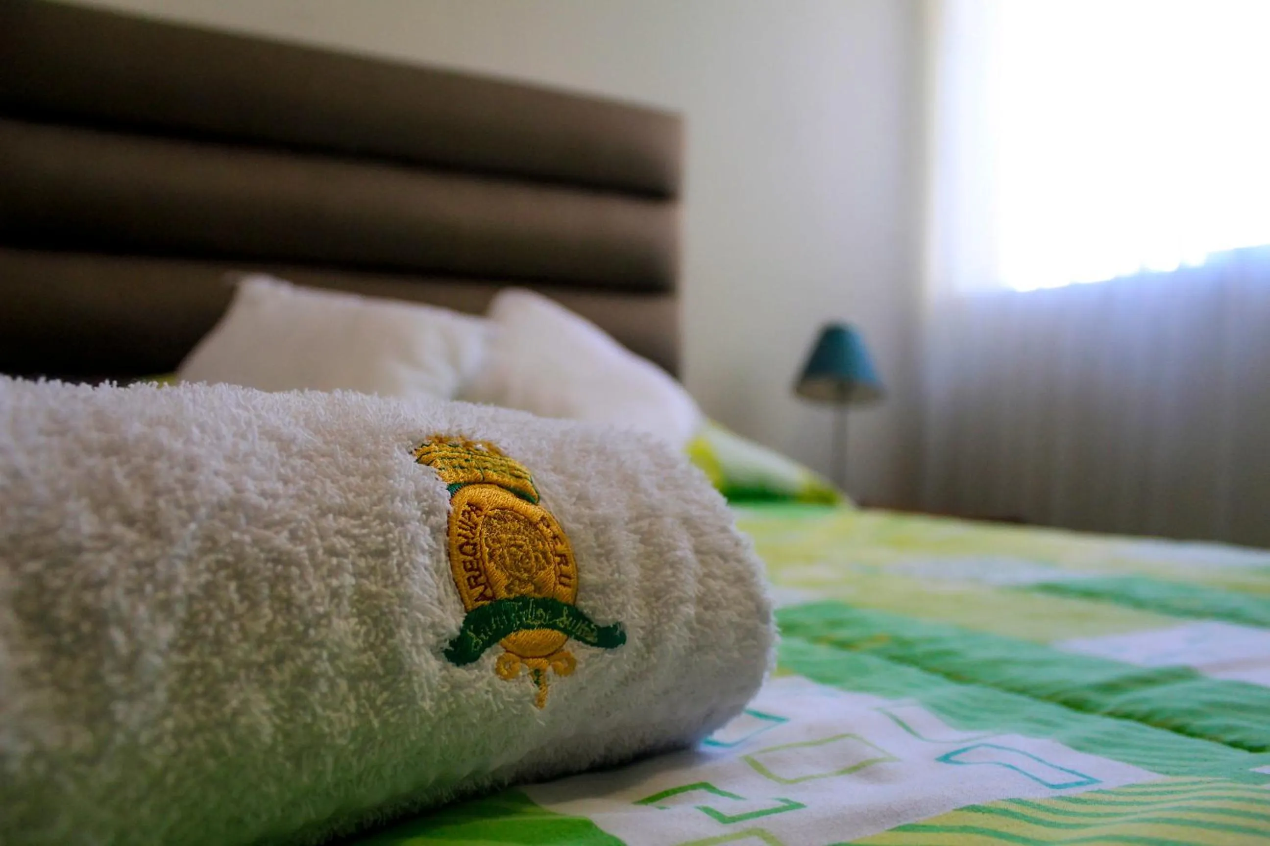 Bed in Hotel San Felipe Suites