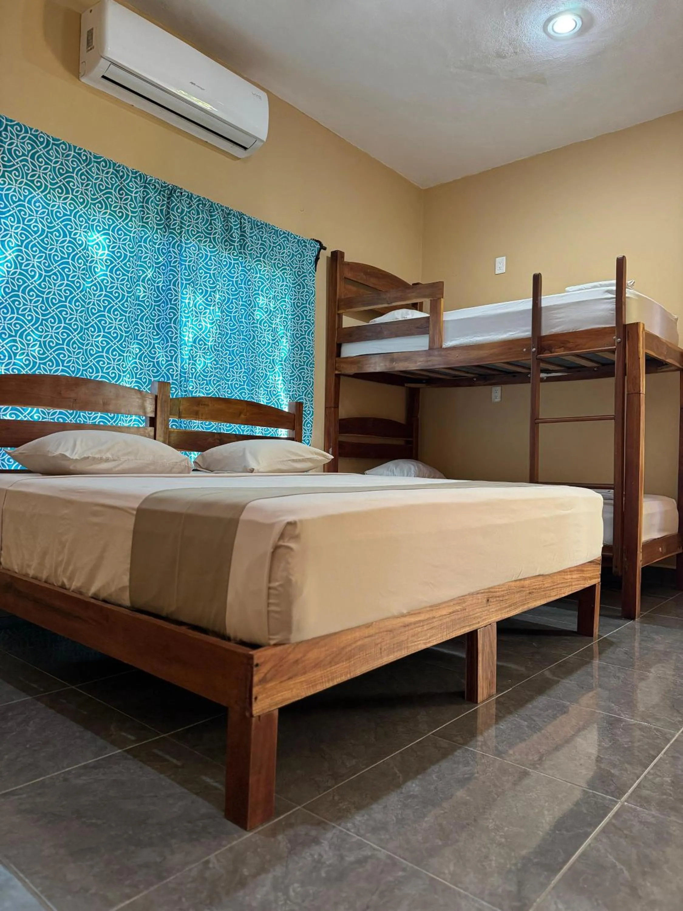 Bed in Hotel Tunich Naj & Hostal