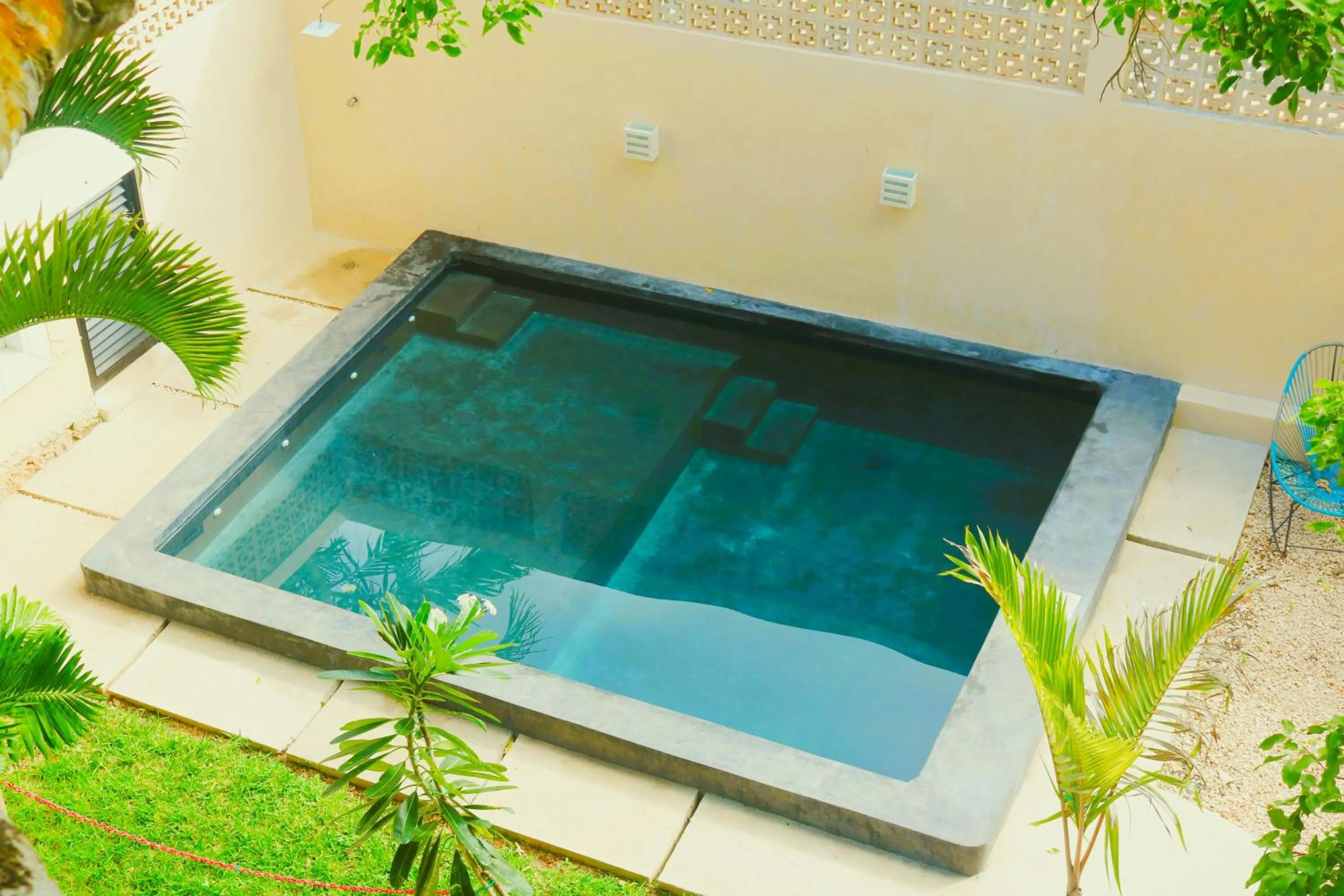 Garden view in Hotel Tunich Naj & Hostal