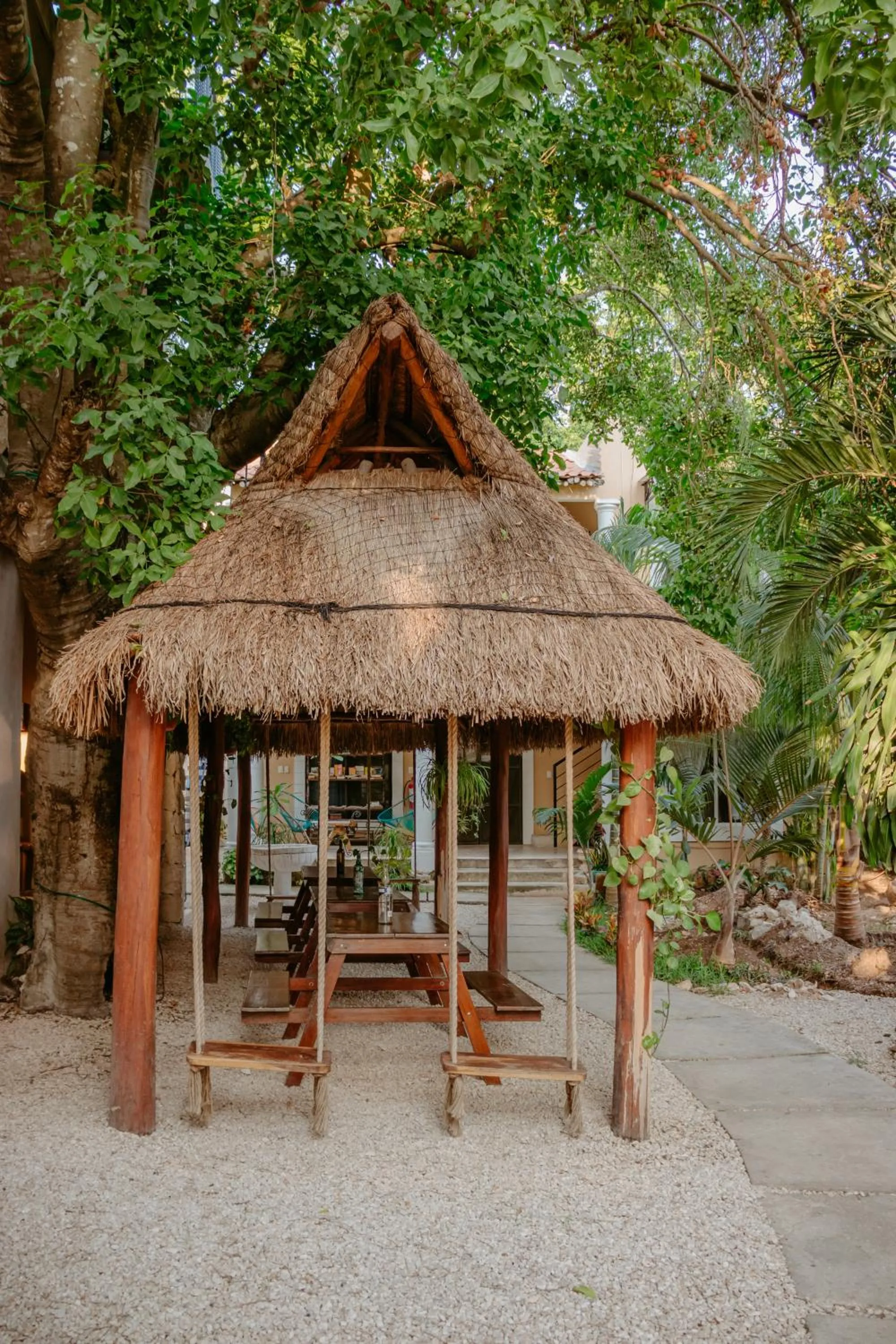 Garden in Hotel Tunich Naj & Hostal