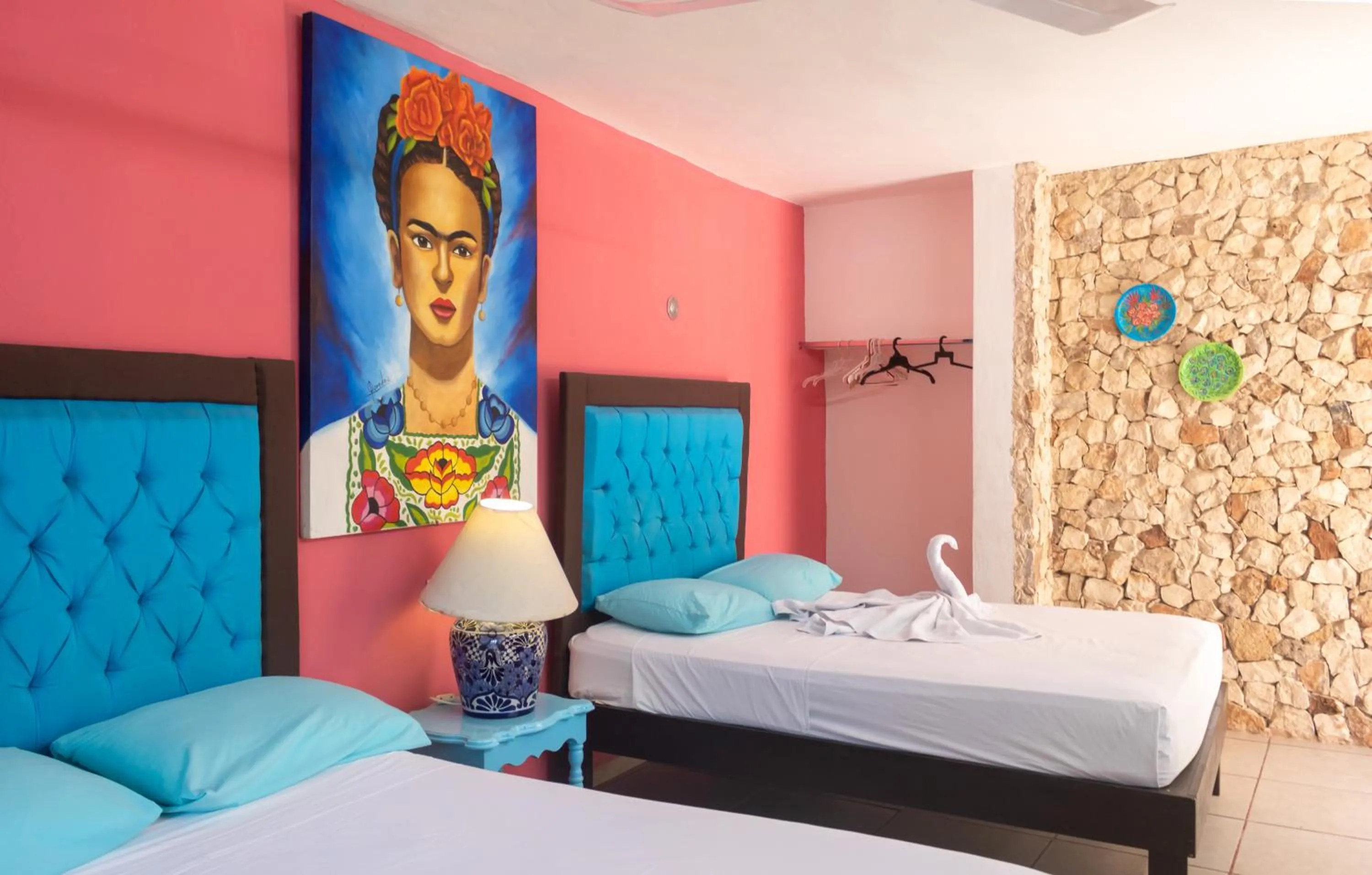 Bed in Hotel Tunich Naj & Hostal