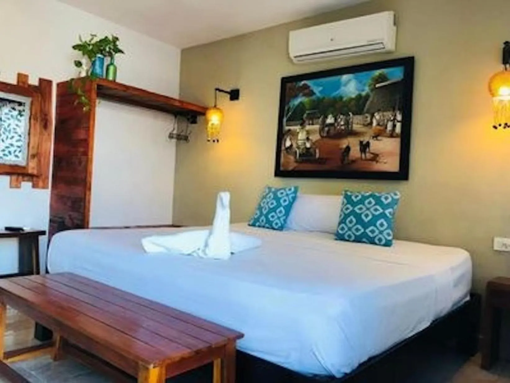 Bed in Hotel Tunich Naj & Hostal