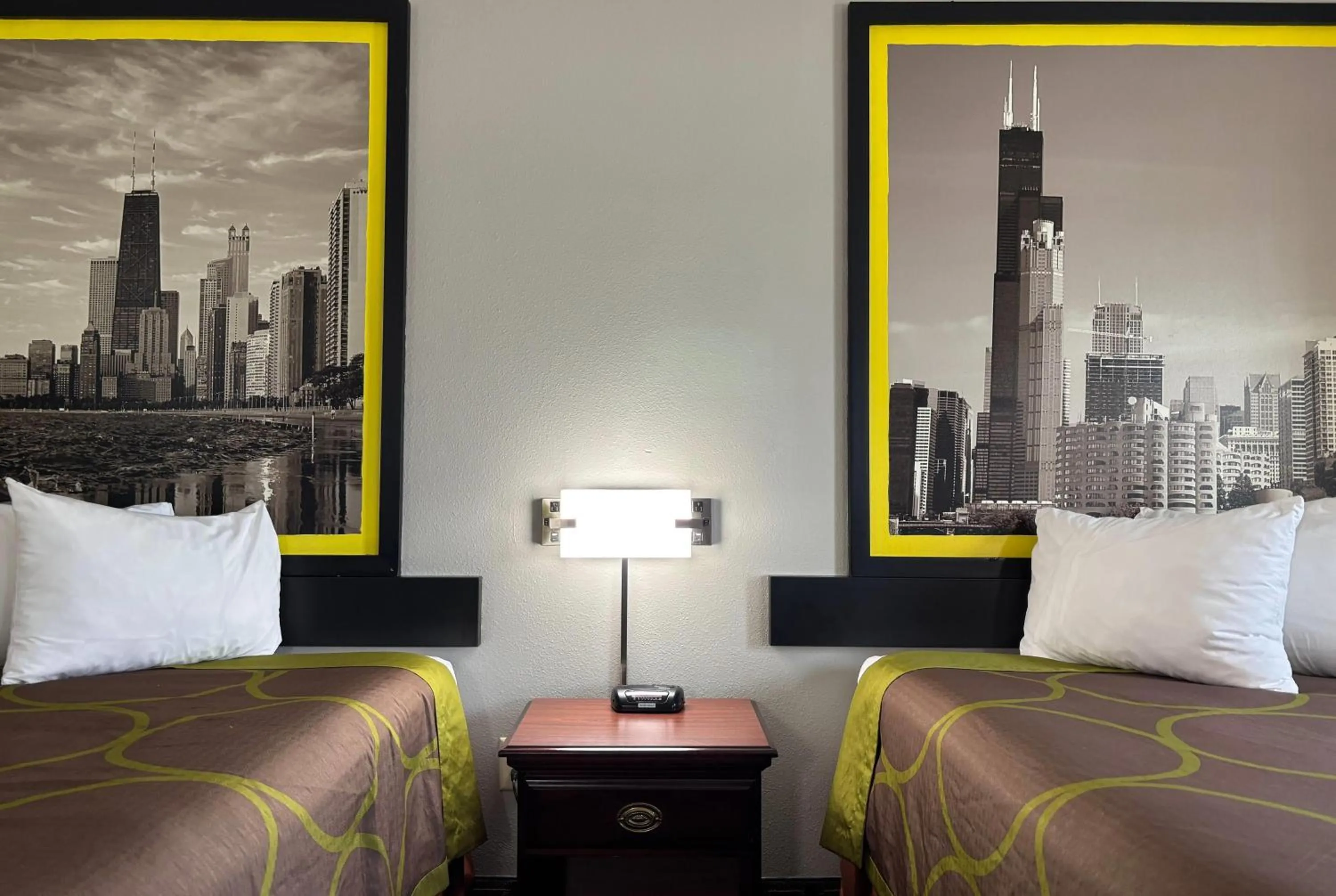 Photo of the whole room, Bed in Super 8 by Wyndham Mt. Carmel IL