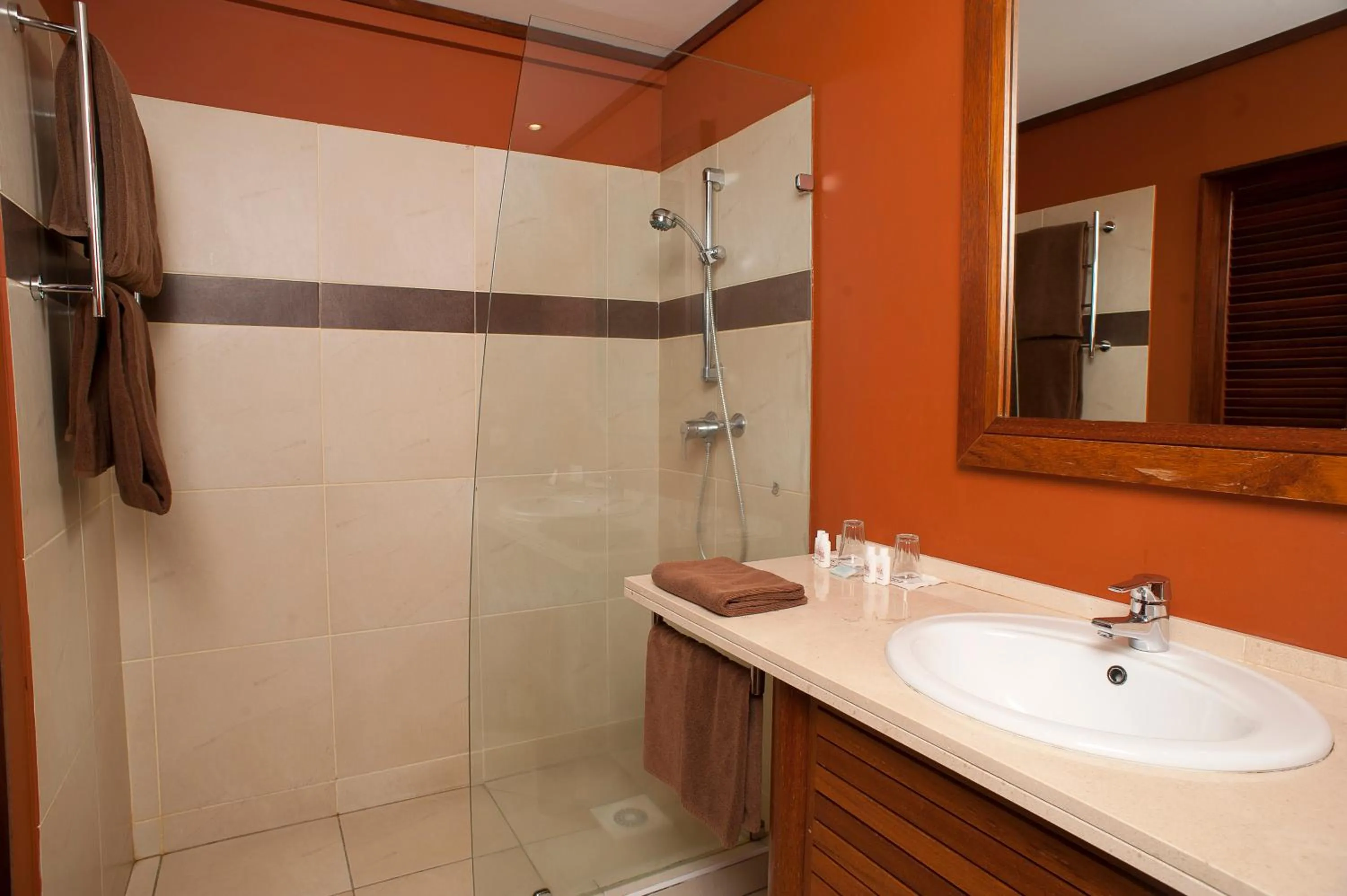 Shower in Hotel Tieti