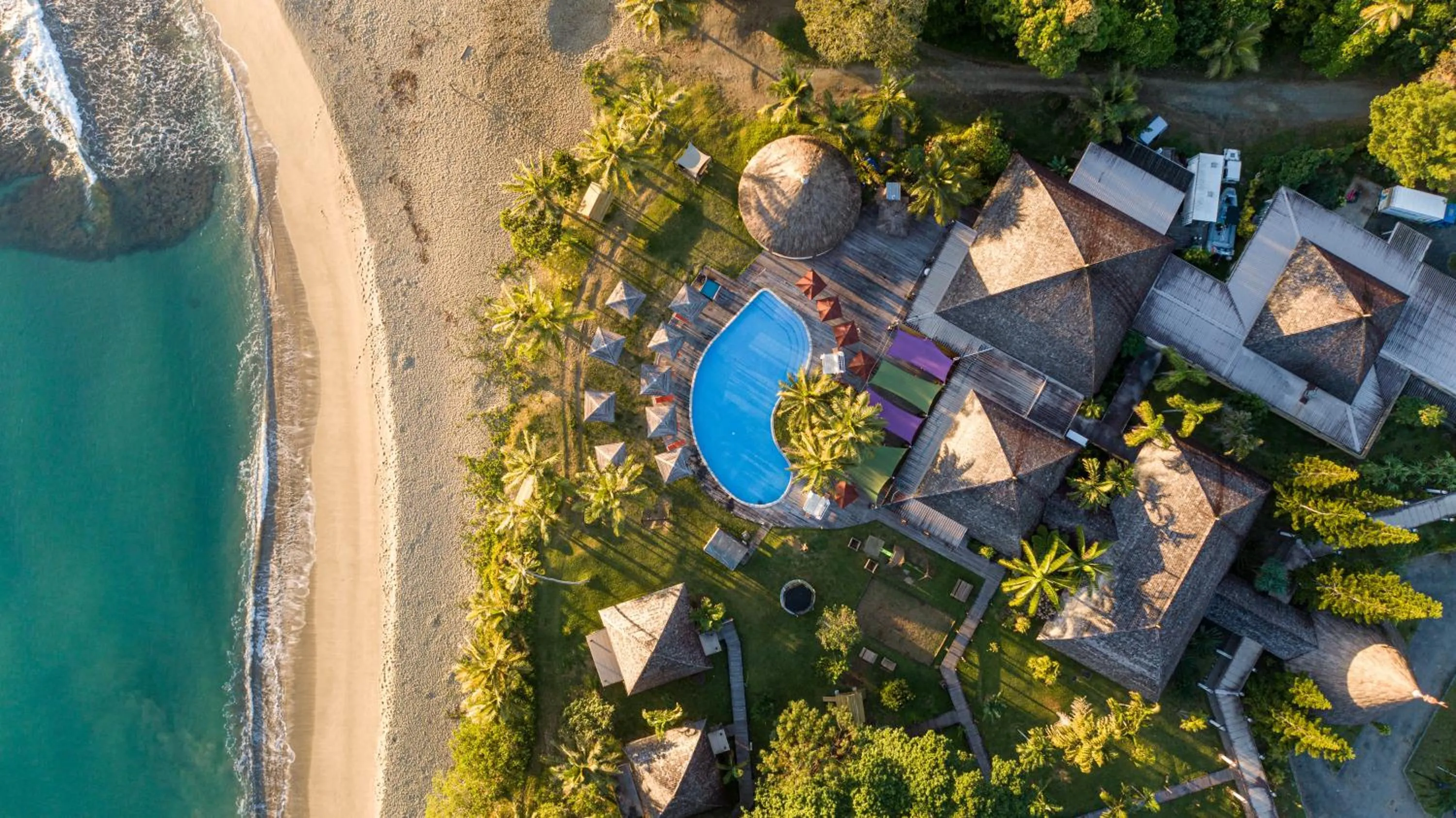 Pool view in Hotel Tieti