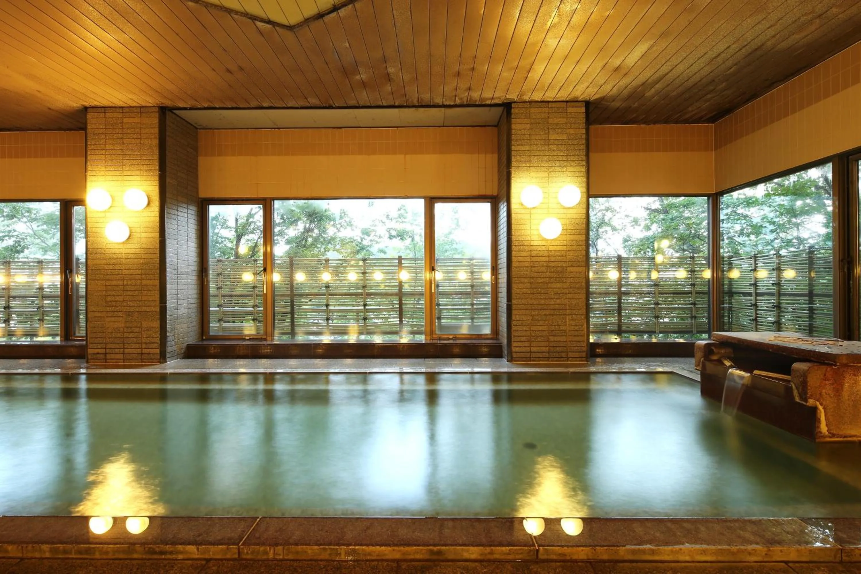 Hot Spring Bath in Hotel Sakurai