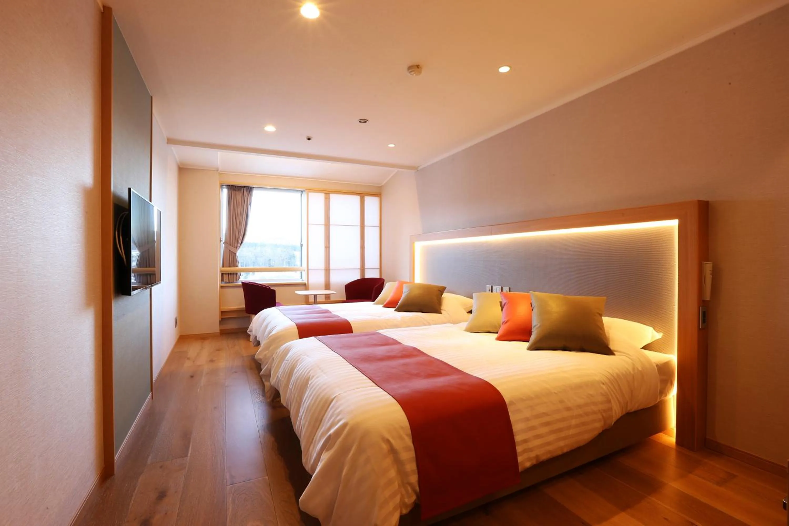 Bed in Hotel Sakurai