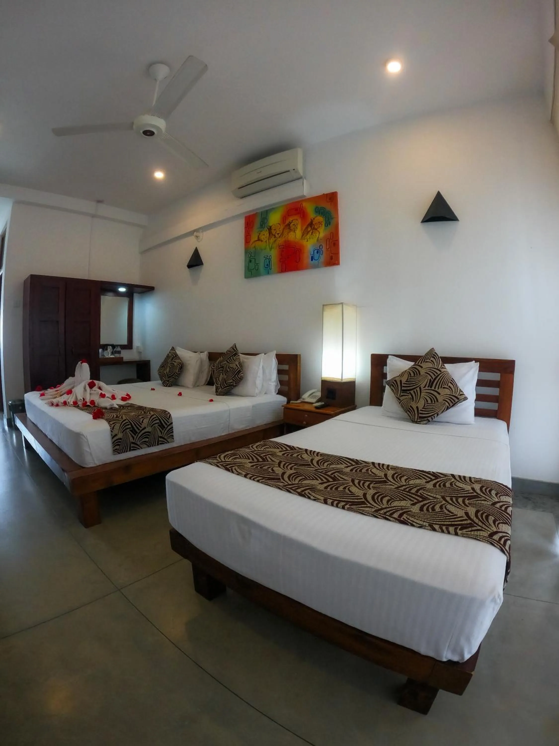 Photo of the whole room, Bed in Elephant Trail