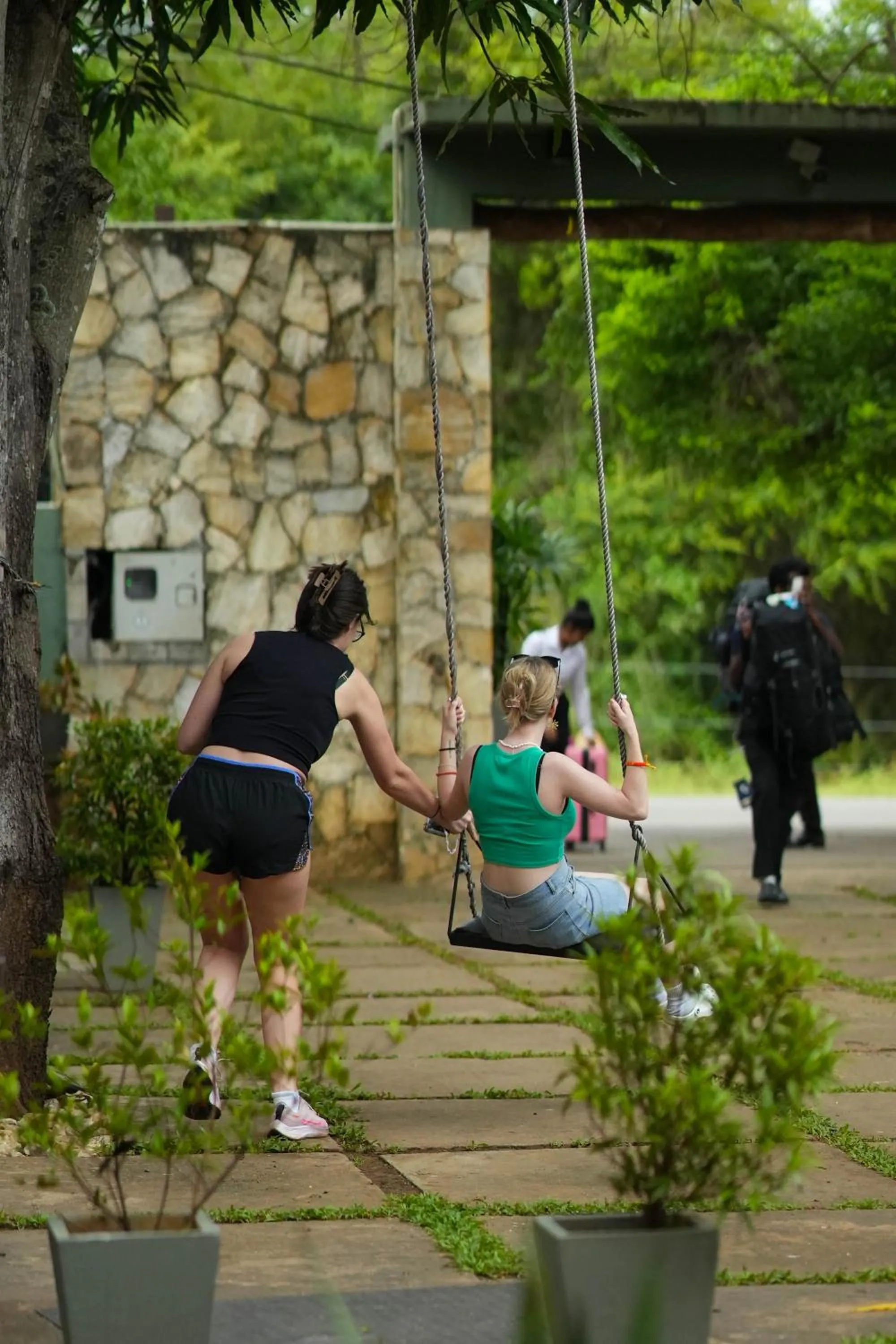 People in Elephant Trail