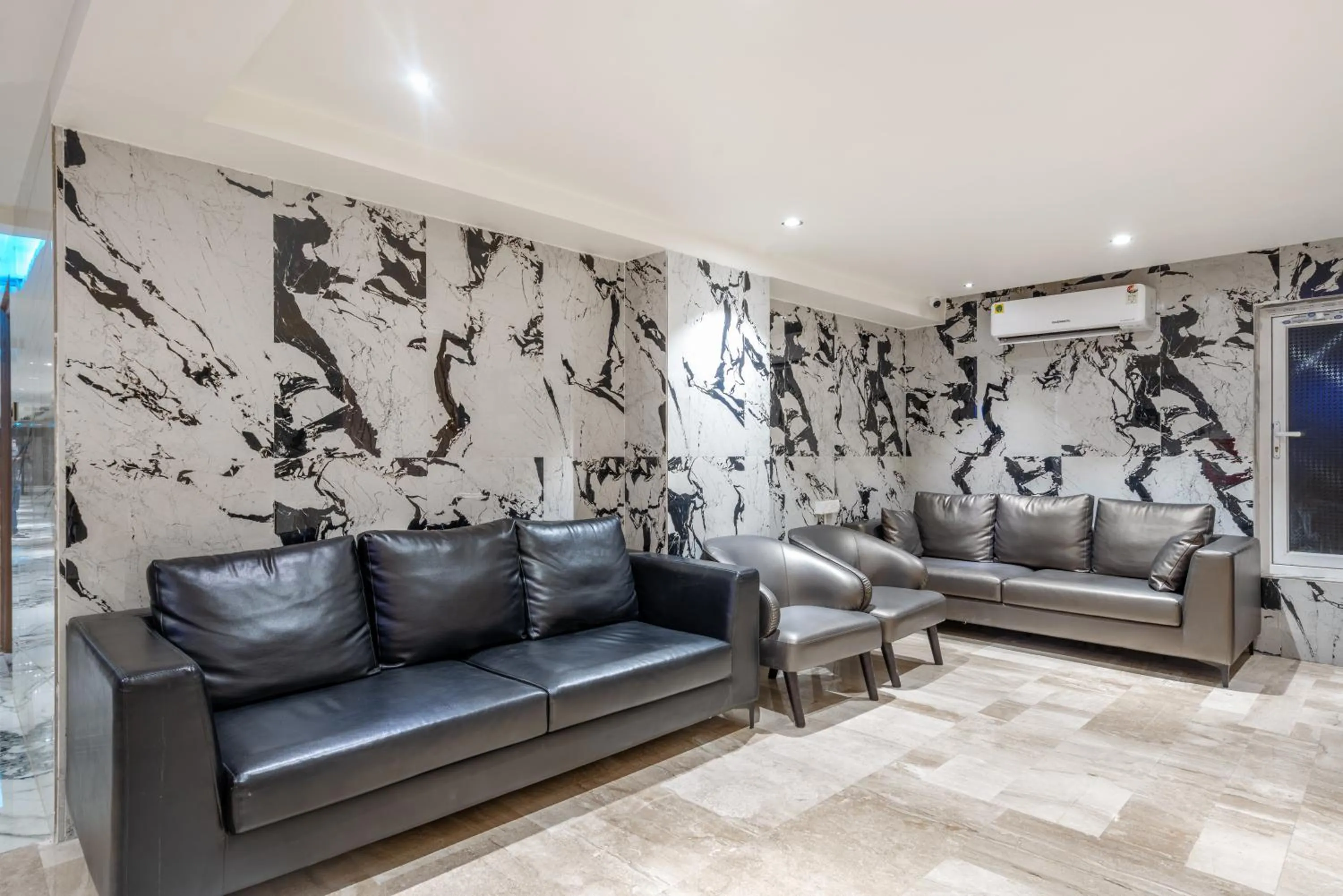 Seating area in Hotel Chutneys