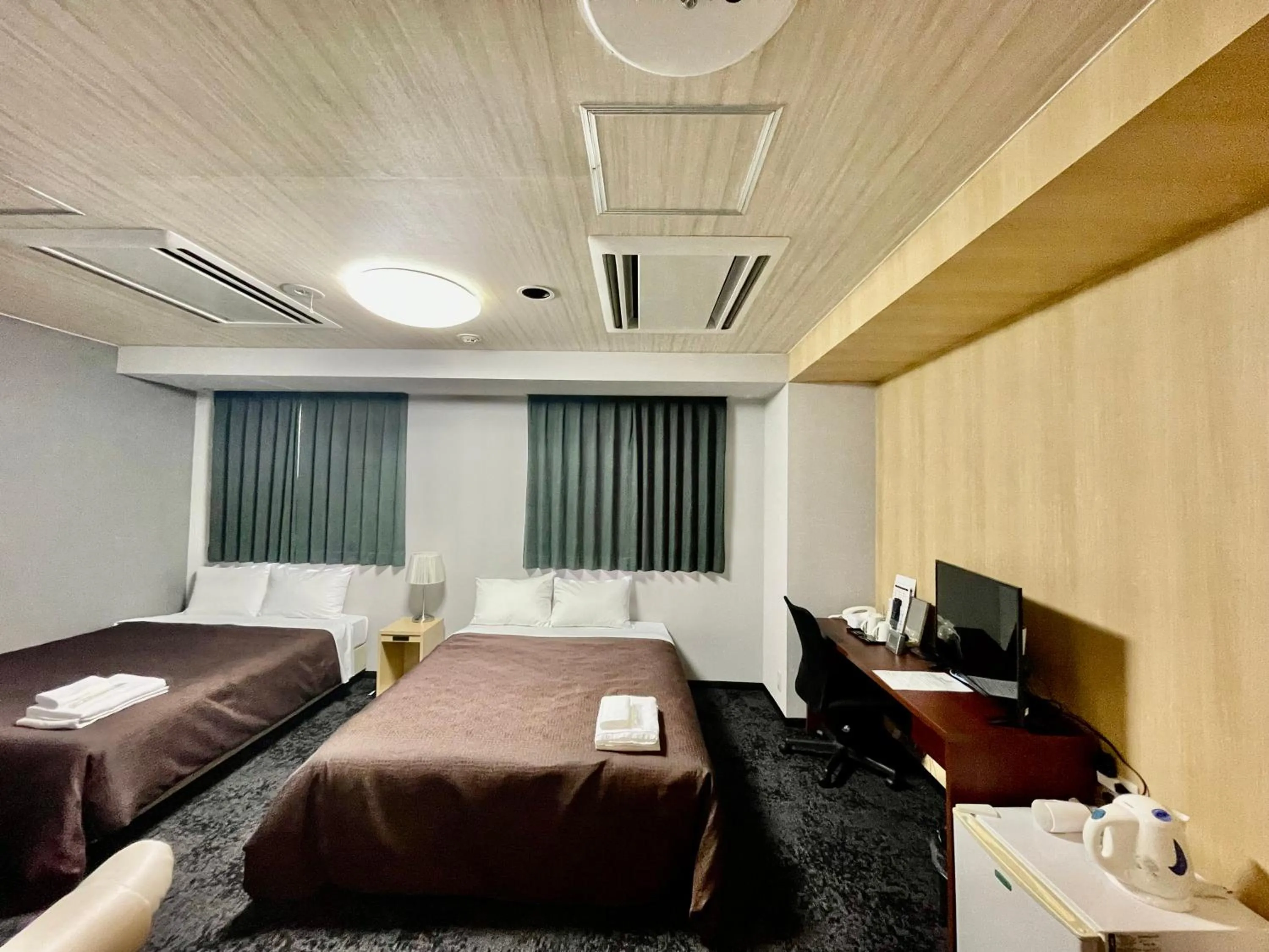 Bed in Hotel Select Inn Saitama Moroyama