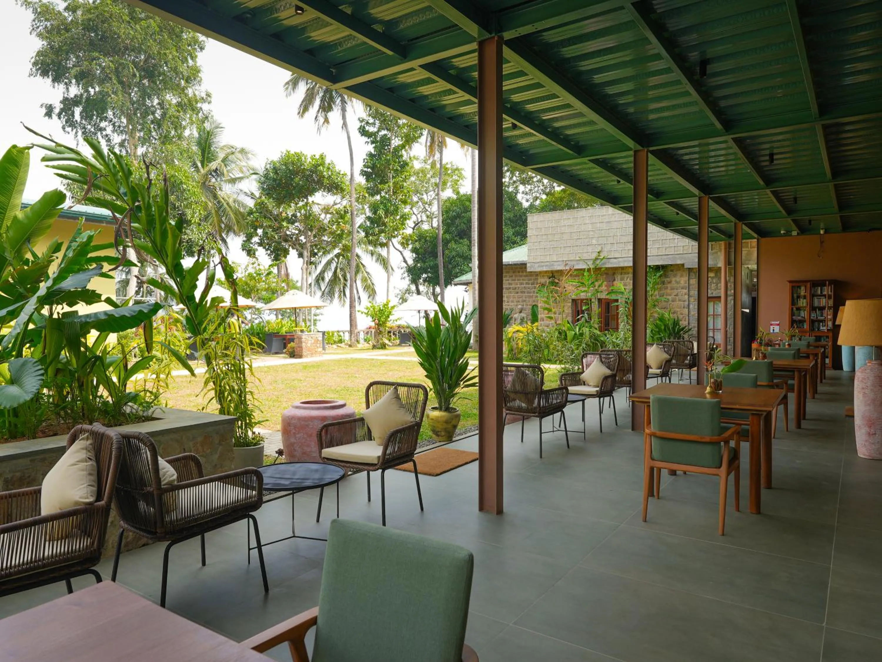 Seating area in Ella Planters Bungalow