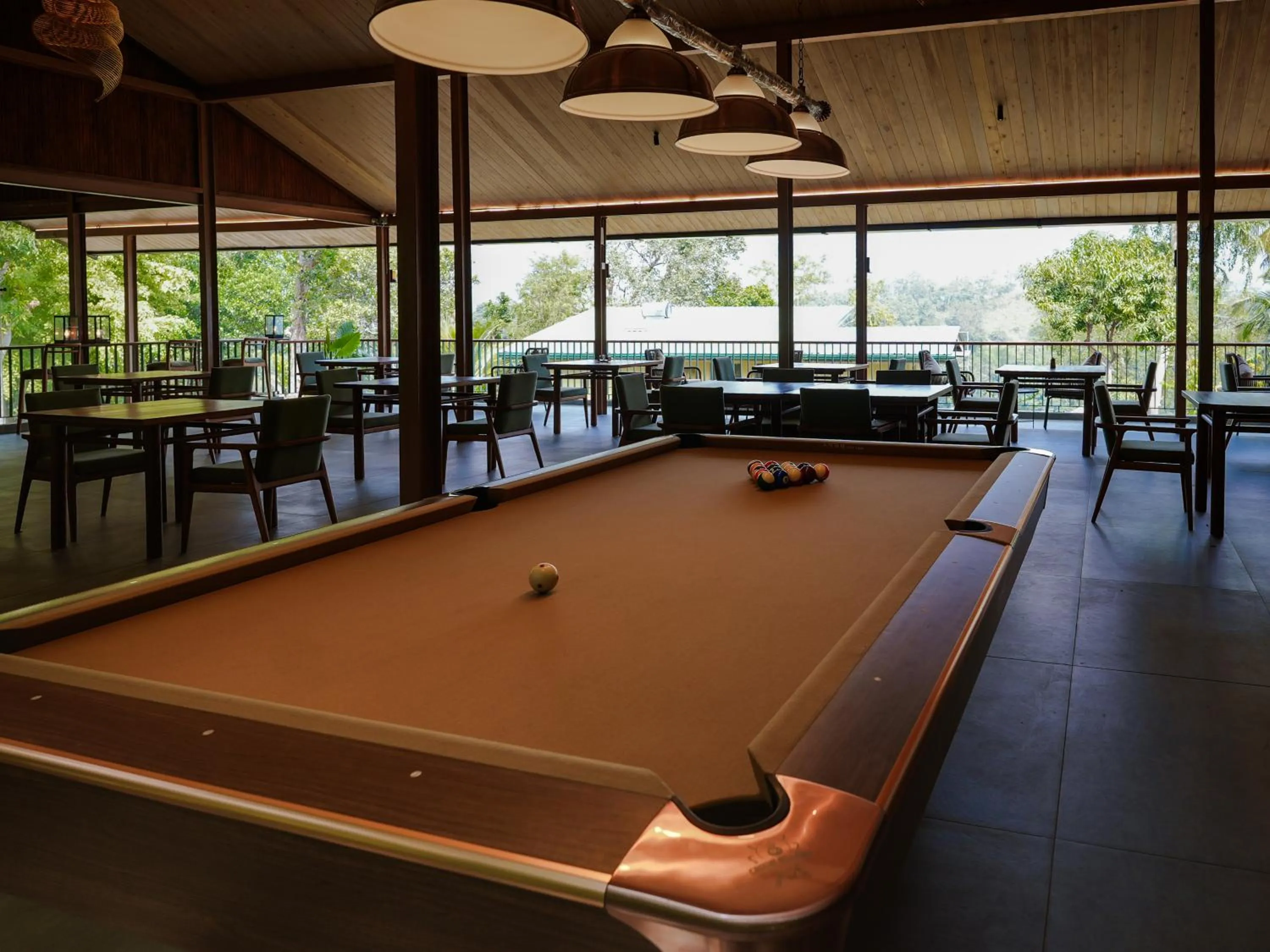 Billiard in Ella Planters Bungalow