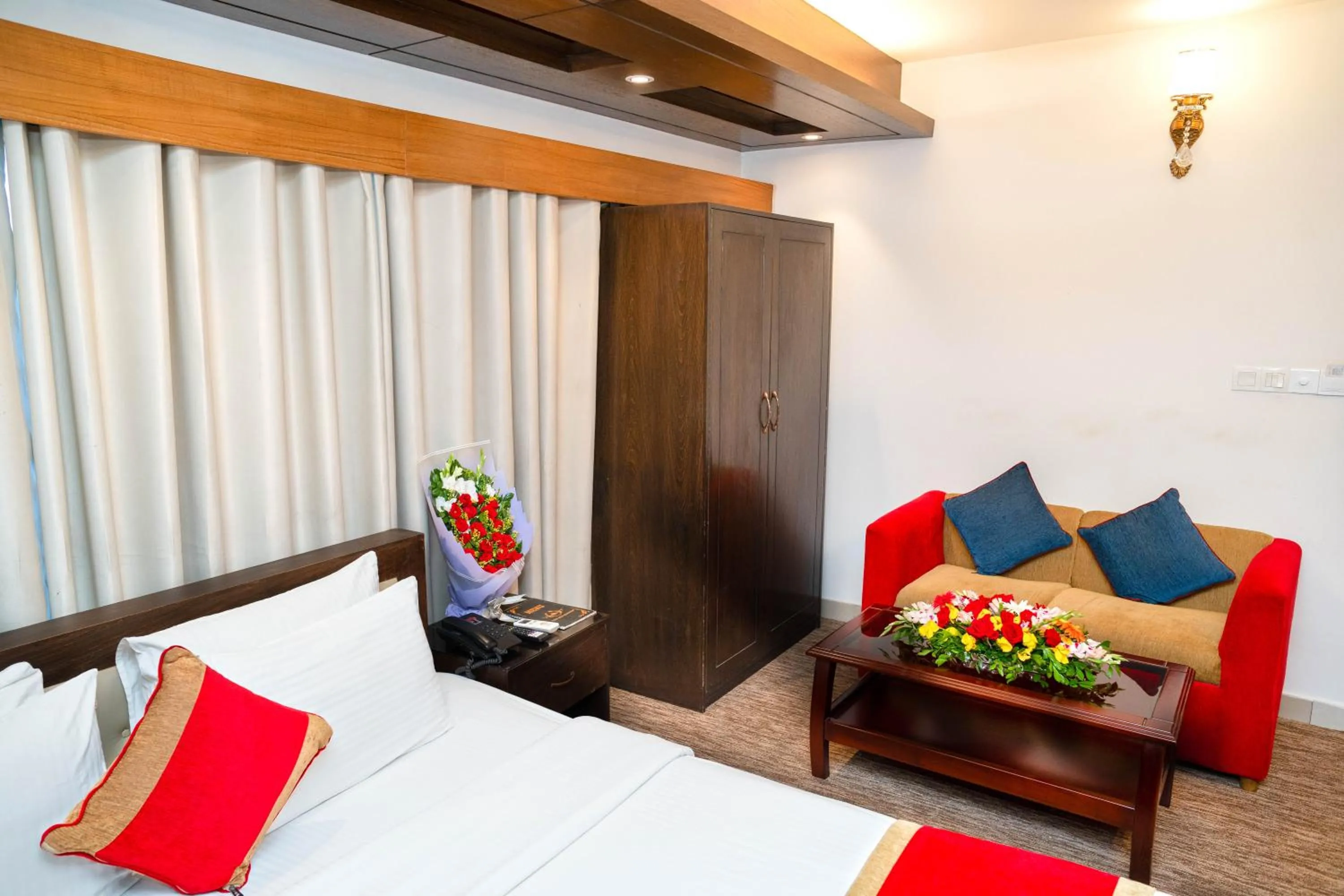 Bed in Hotel Air Inn Dhaka - Airport View