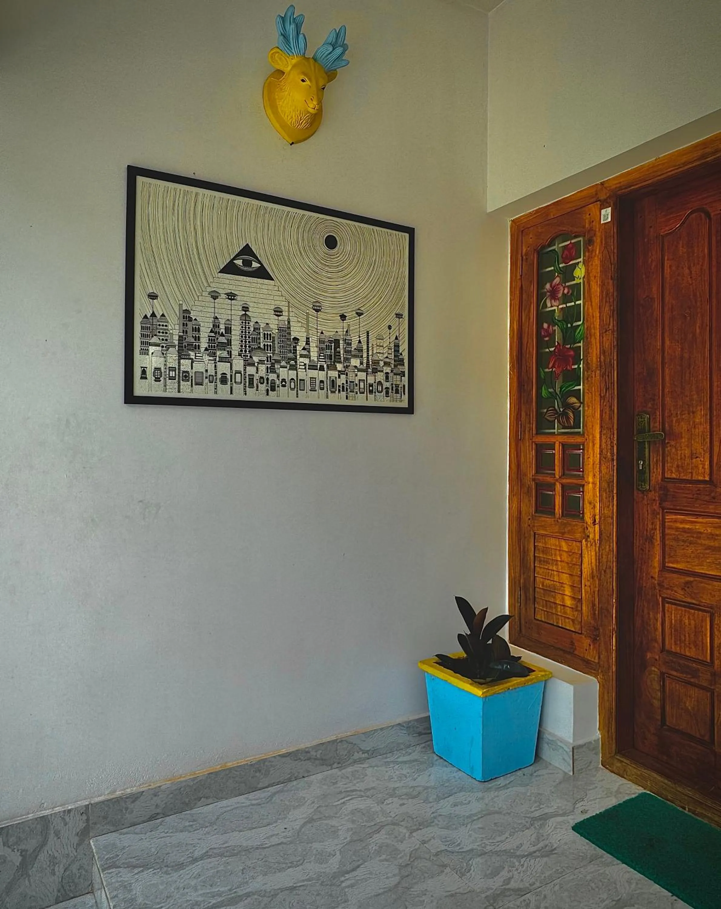 Decorative detail in The Yellow Submarine