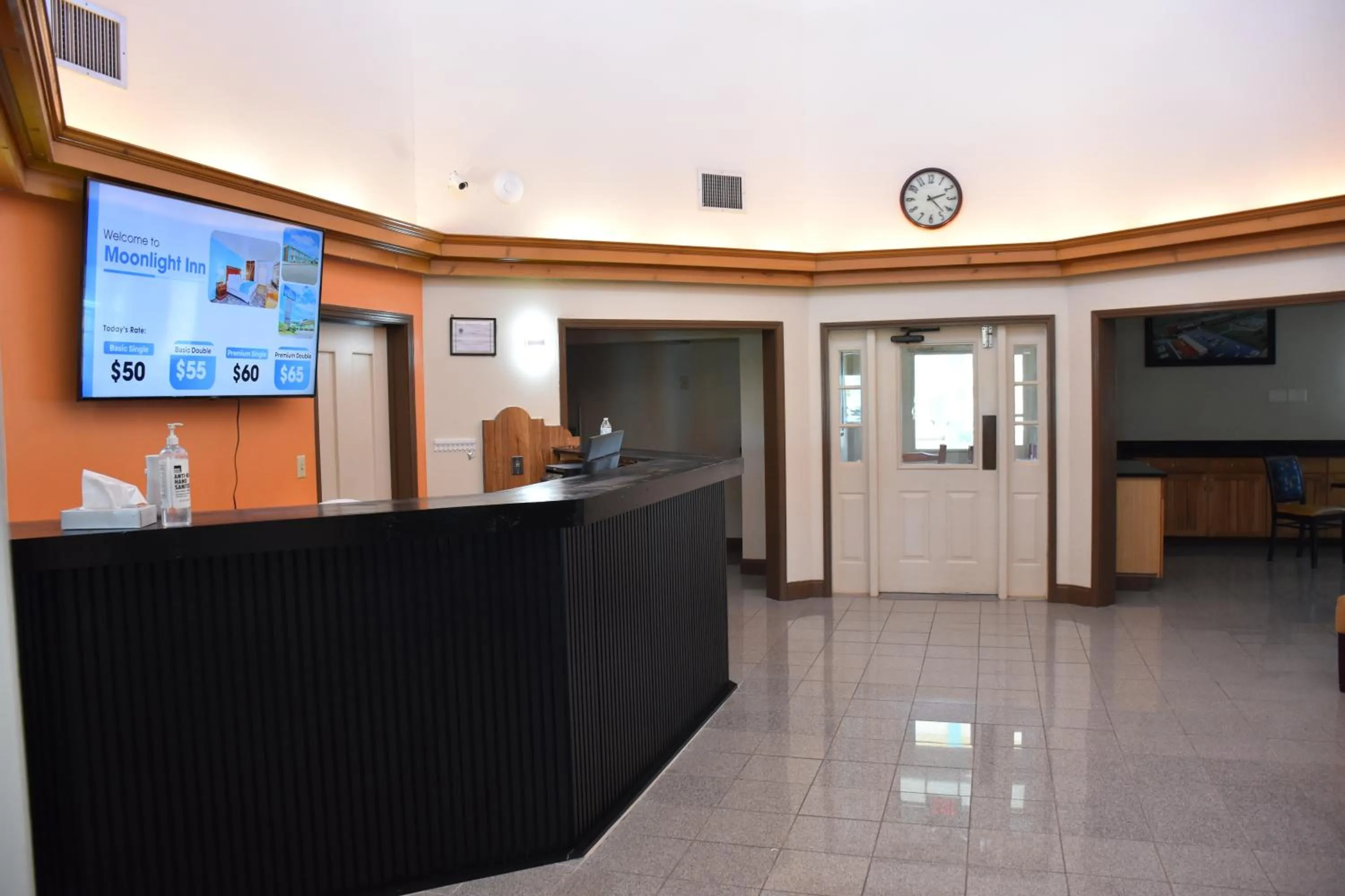 Lobby or reception in Moonlight Inn Hotel O Hattiesburg, MS