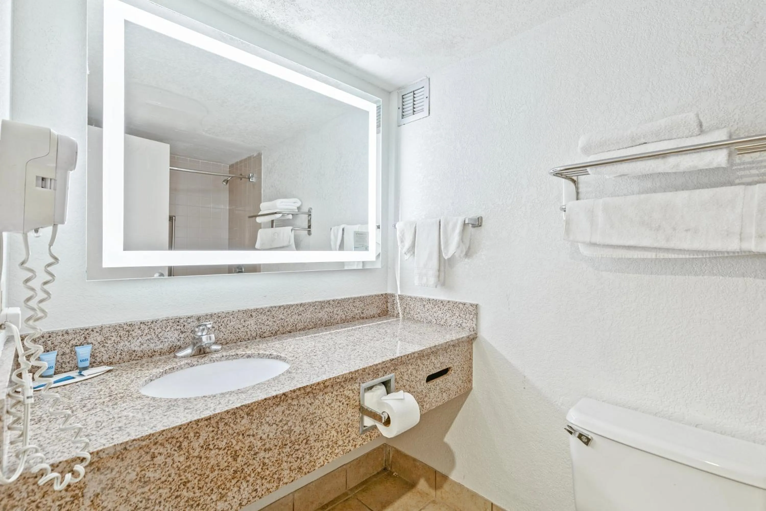 Bathroom in Moonlight Inn Hotel O Hattiesburg, MS