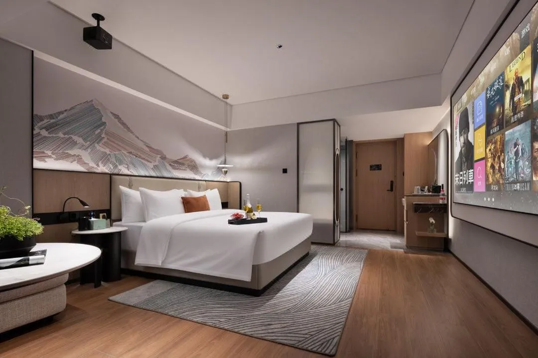 Bed in Mehood Lestie, Changsha High-speed Railway South Station Sports New City