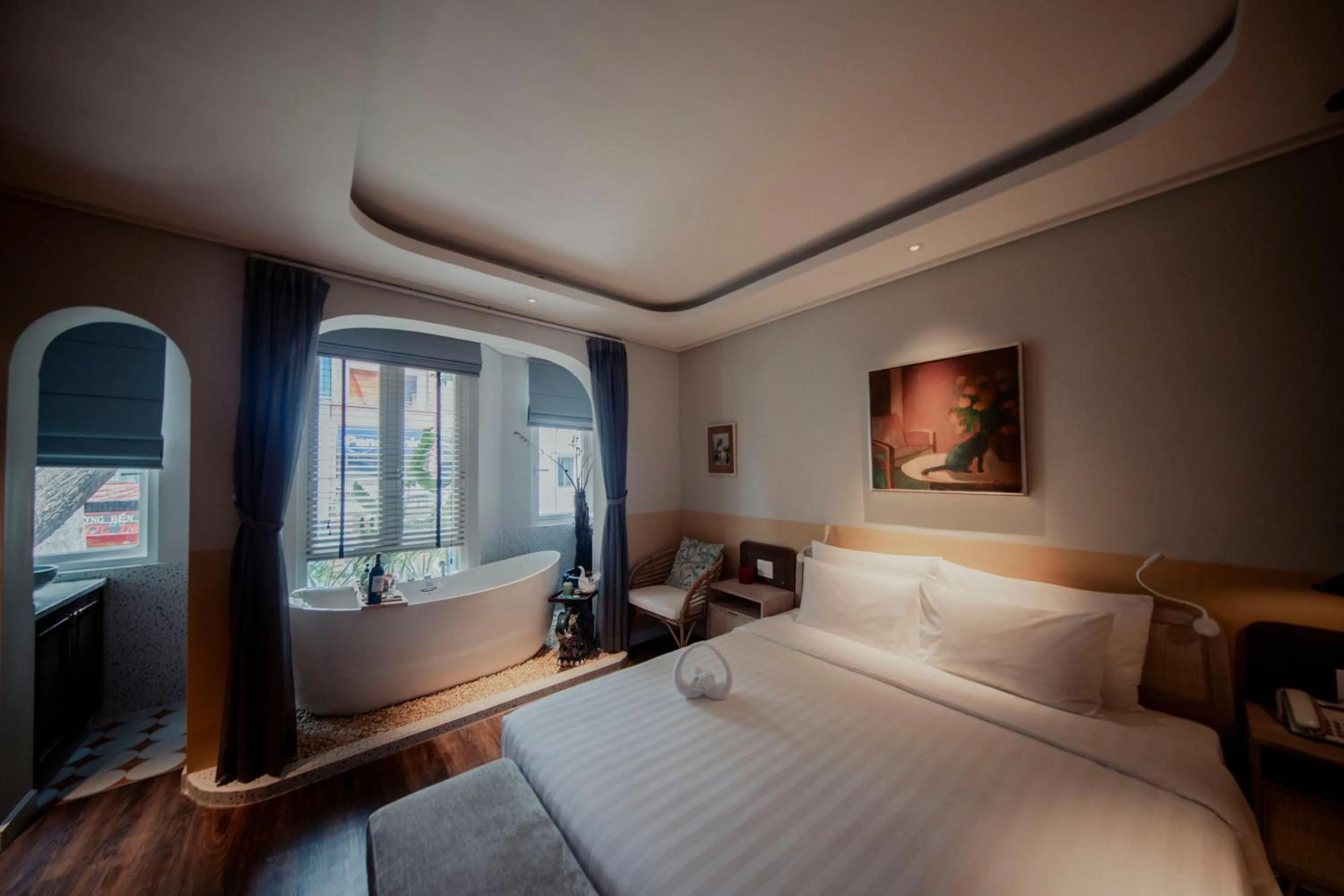 Bedroom, Bed in Au Lac Boutique Hotel