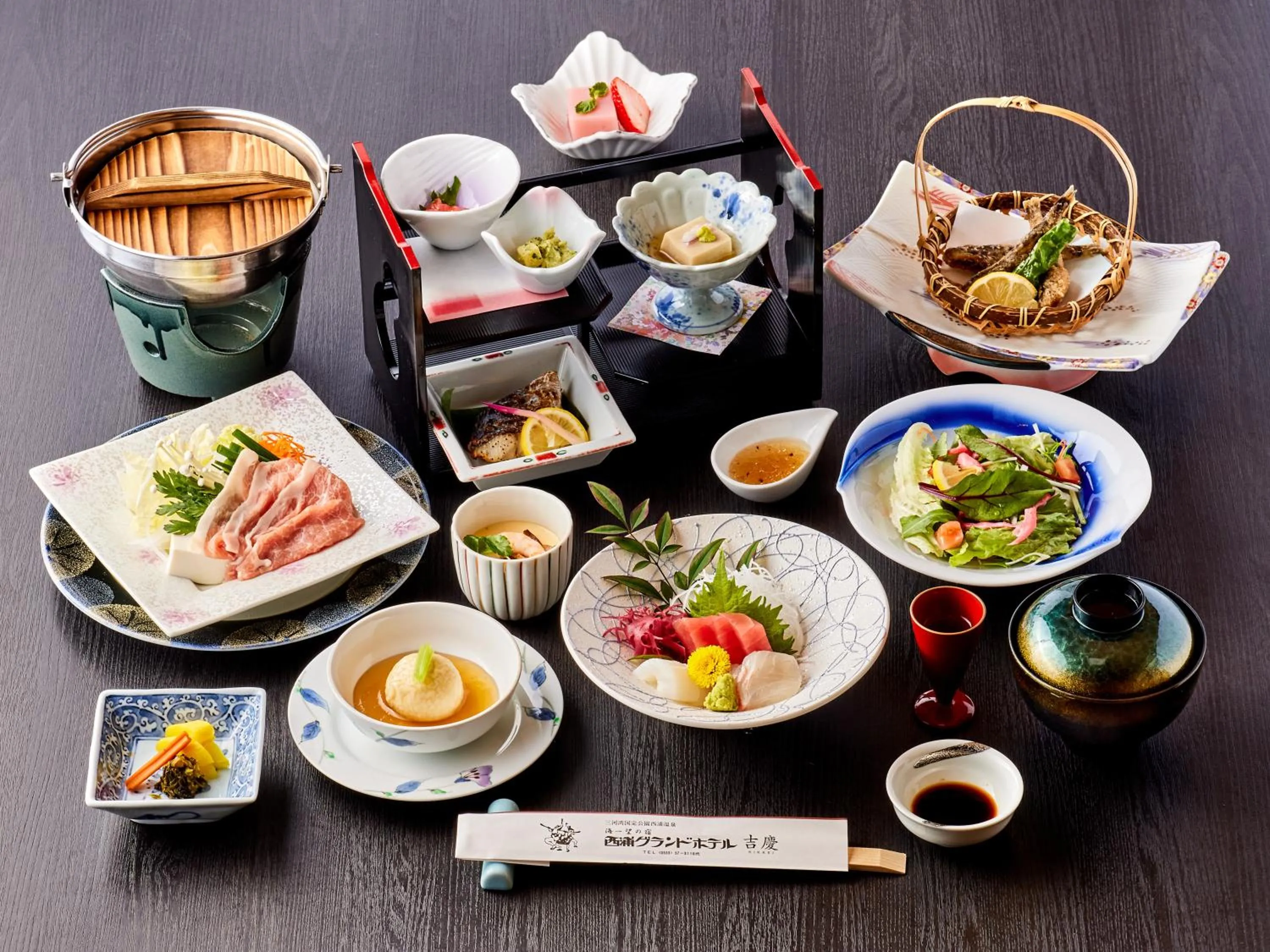 Food in Nishiura Grand Hotel Kikkei