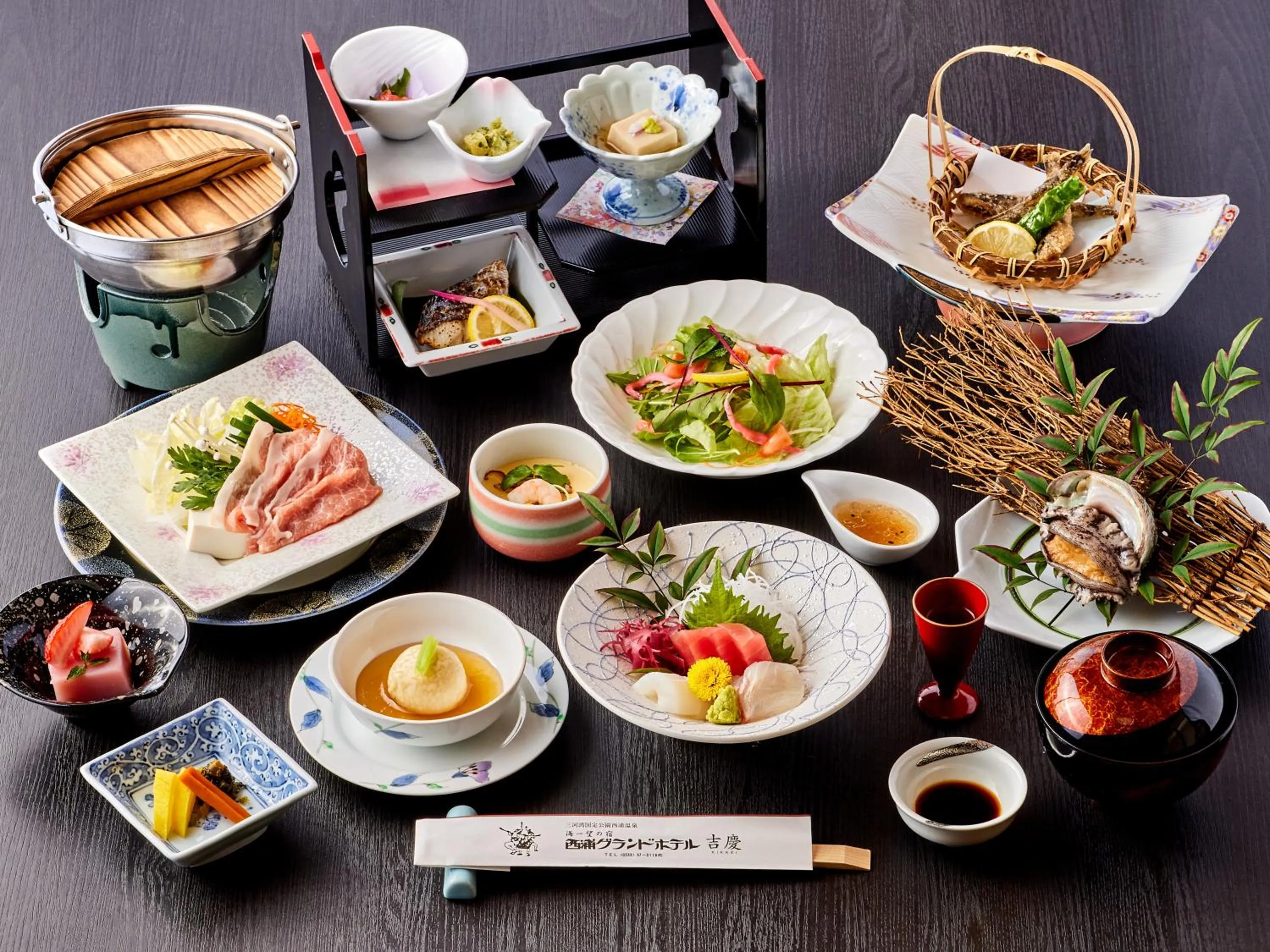 Food in Nishiura Grand Hotel Kikkei
