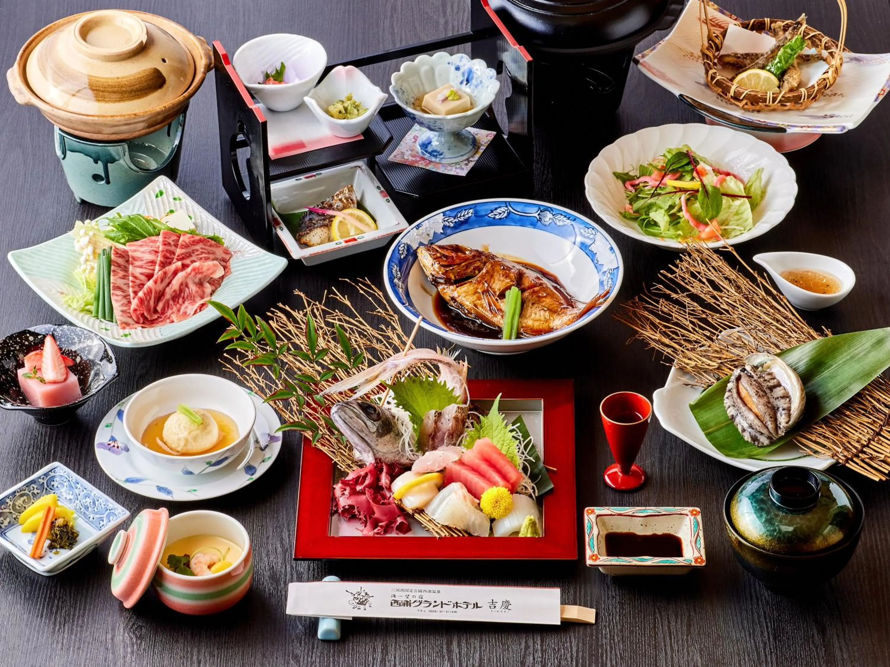 Food in Nishiura Grand Hotel Kikkei