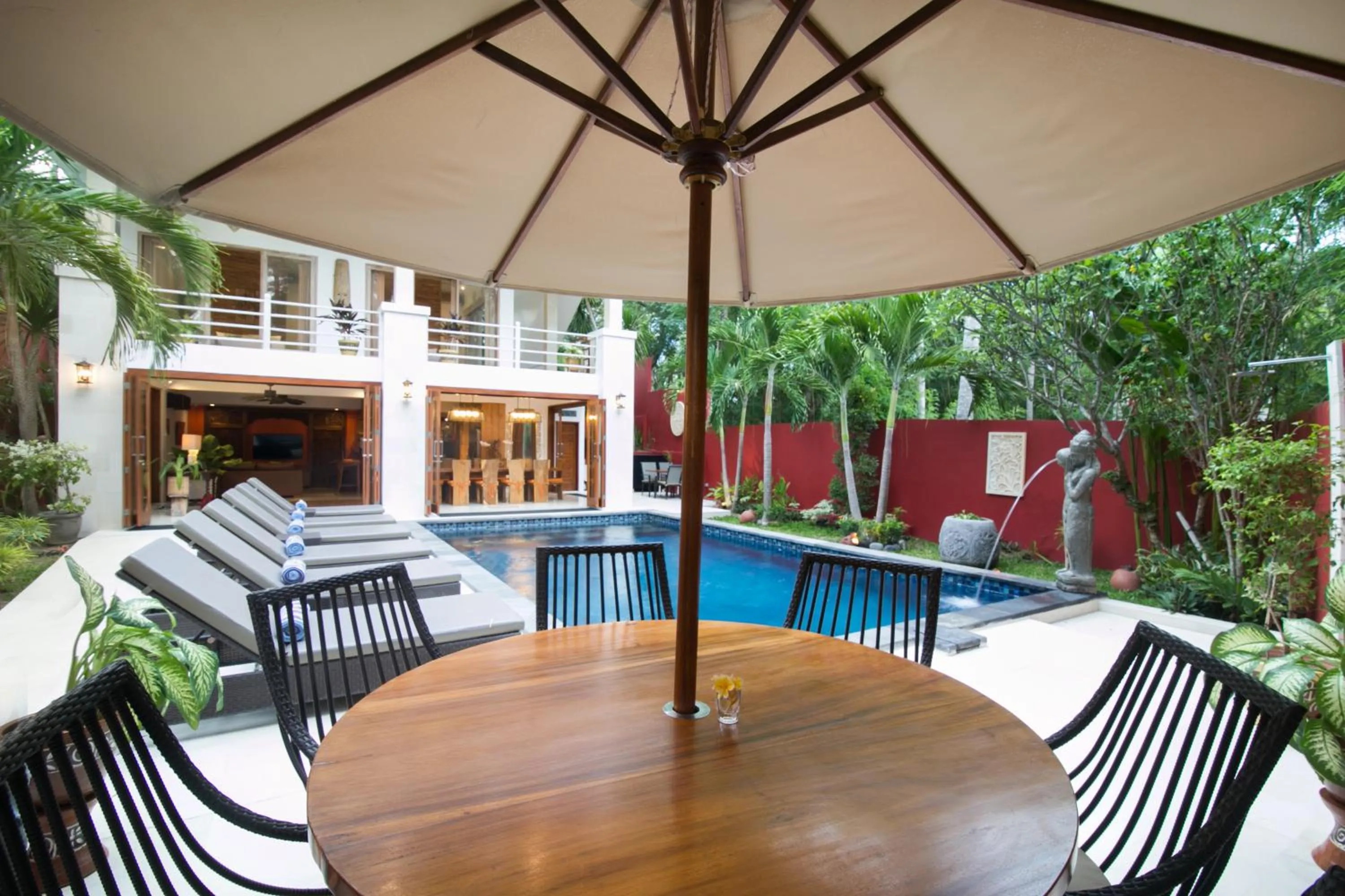 Dining area in CASA MIMBA - Seaview Private Pool Villa Padangbai