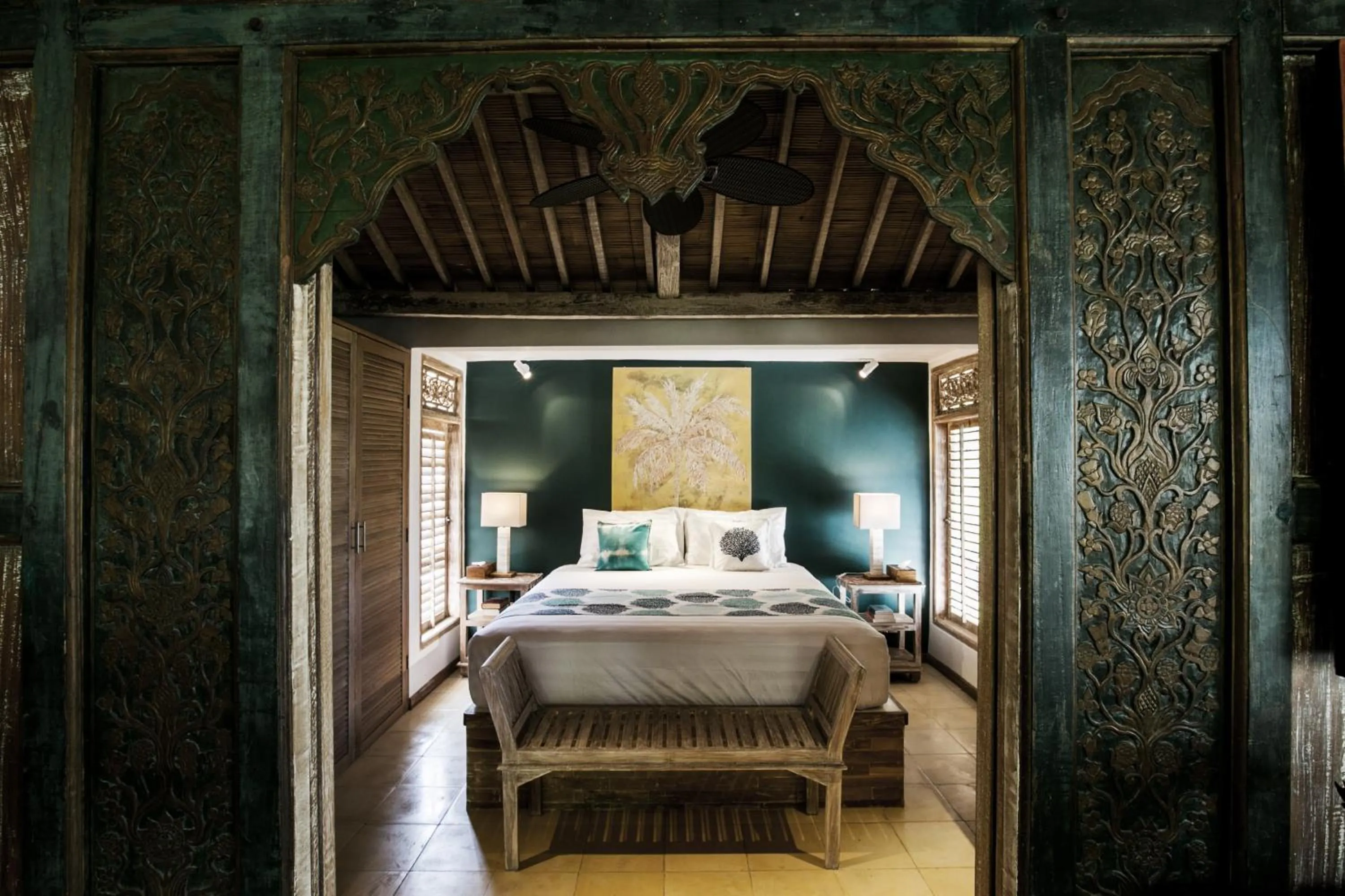 Bedroom, Bed in CASA MIMBA - Seaview Private Pool Villa Padangbai