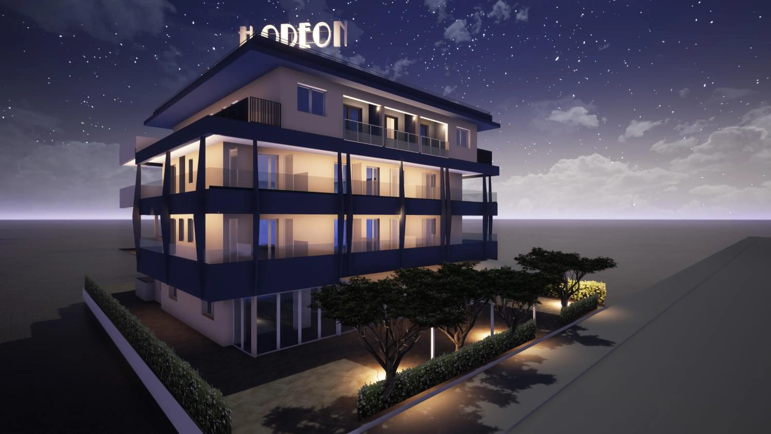 Property building in Hotel Odeon