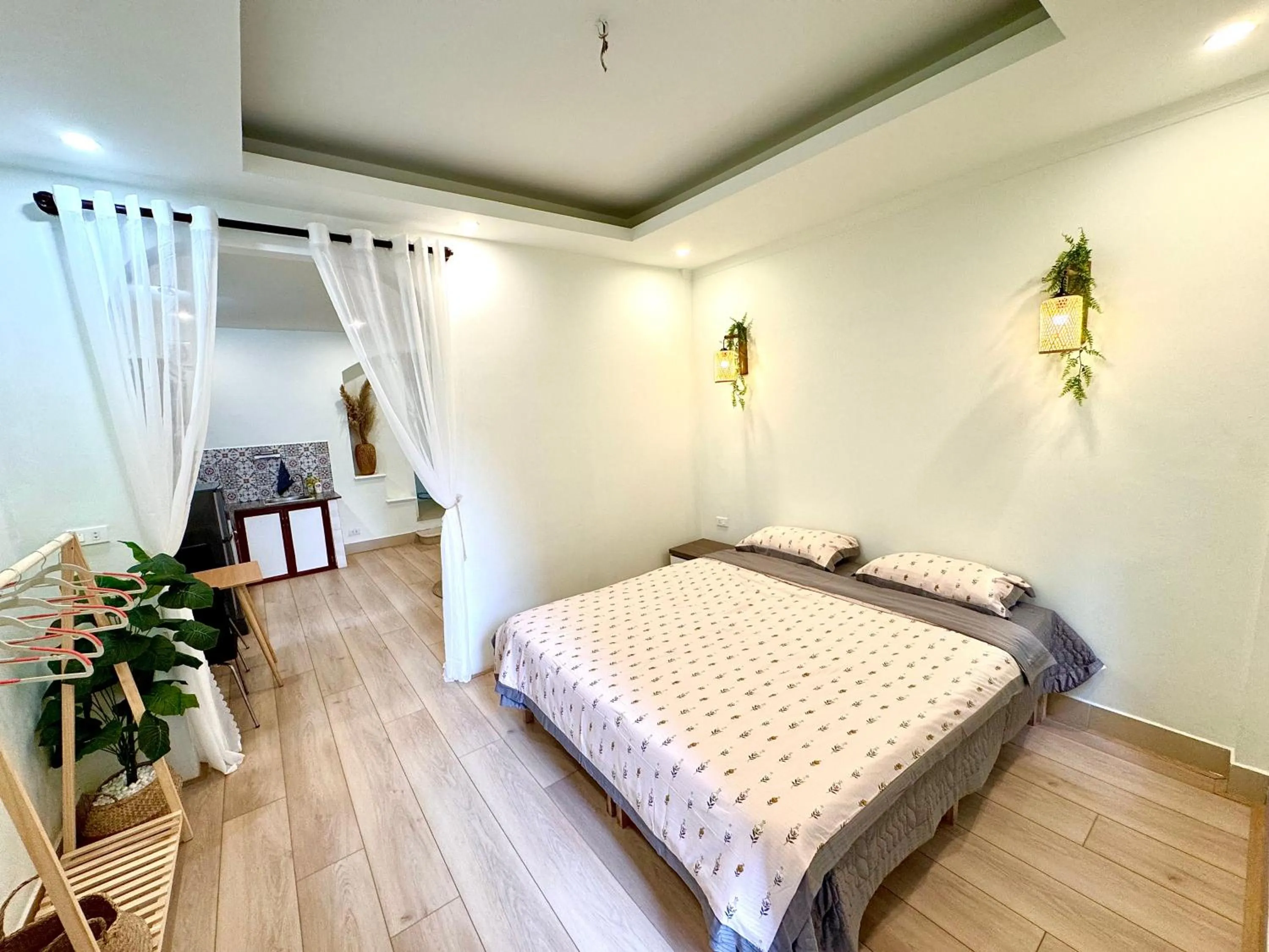 Bed in Shii Apartment