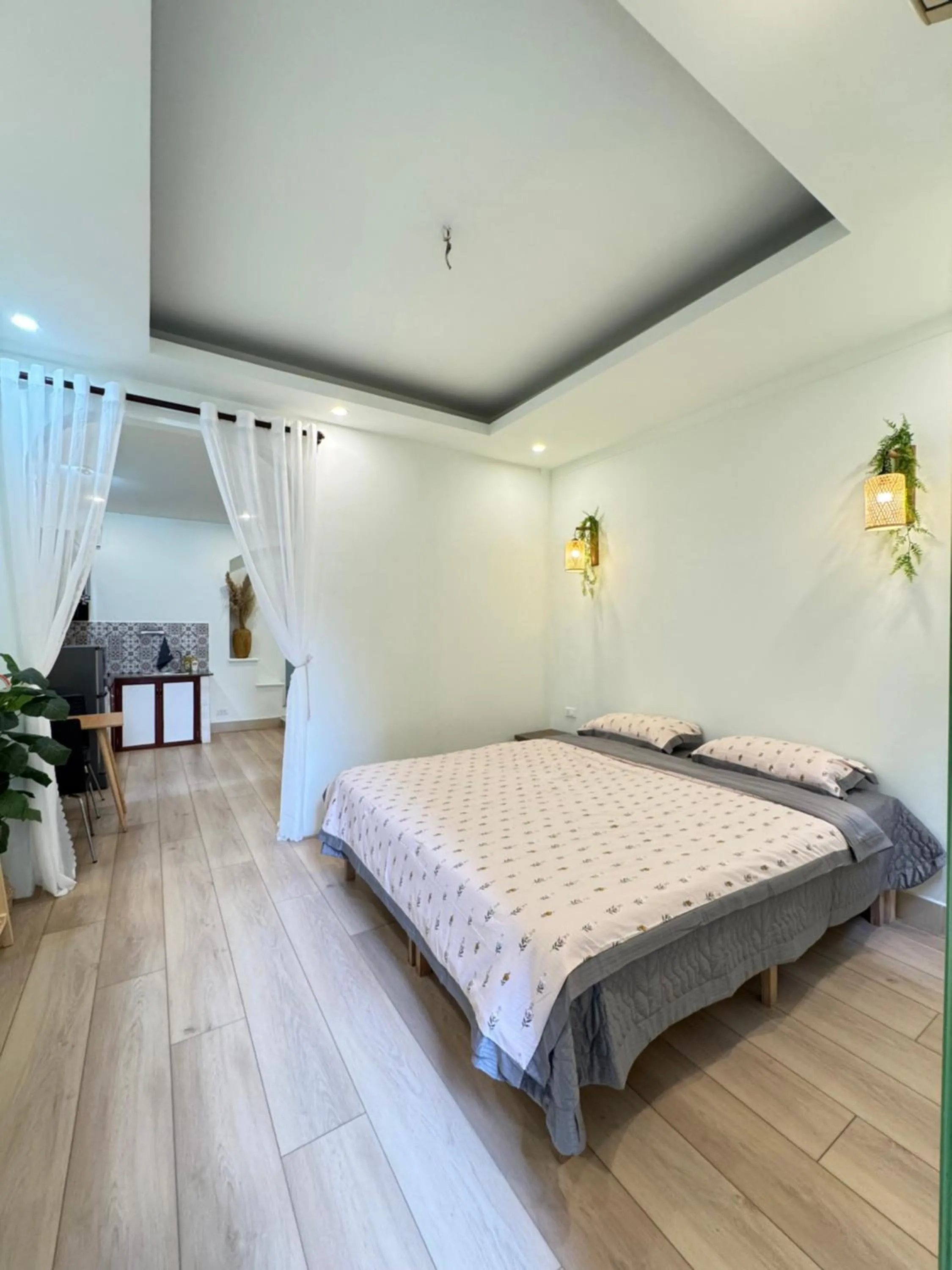 Bed in Shii Apartment