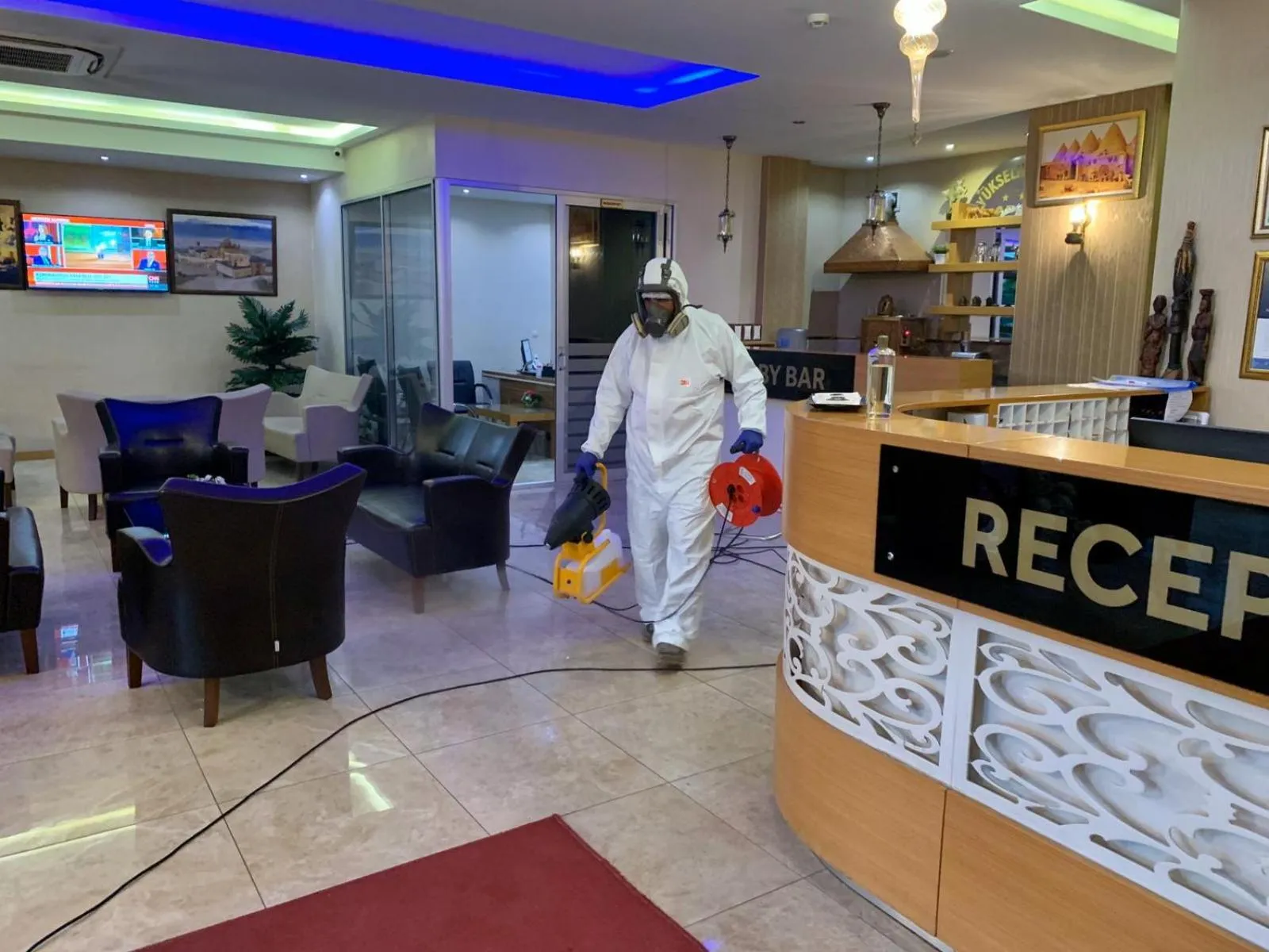 Lobby or reception in Adana Yukselhan Hotel