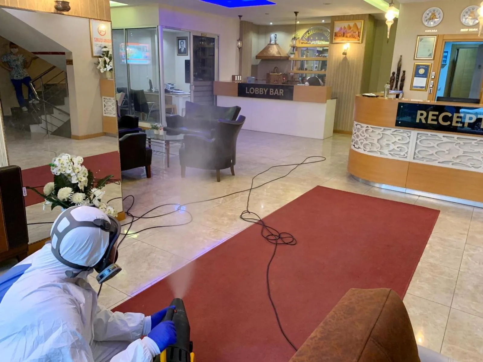 Lobby or reception in Adana Yukselhan Hotel