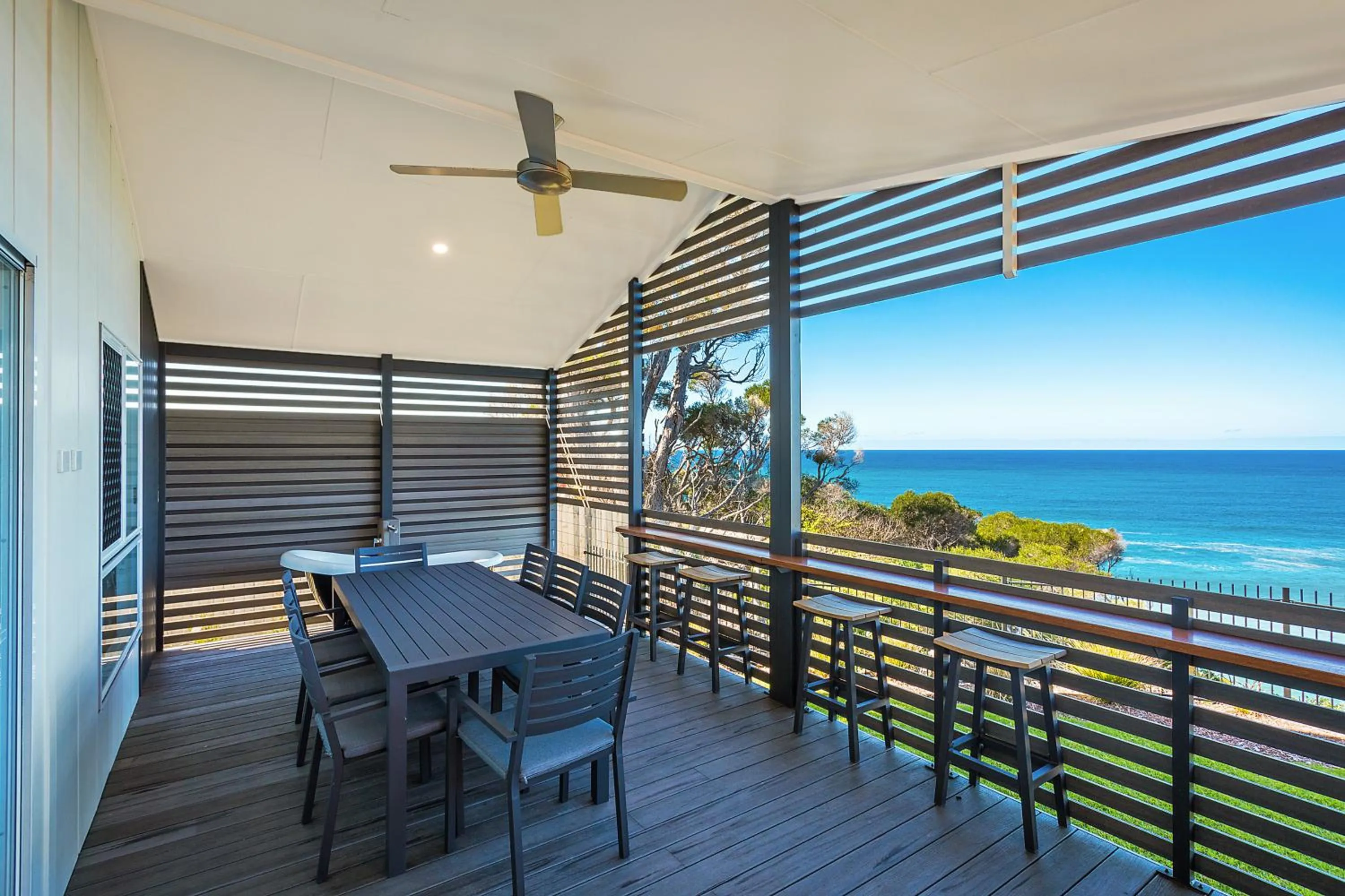 BBQ facilities in NRMA Merimbula Beach Holiday Resort