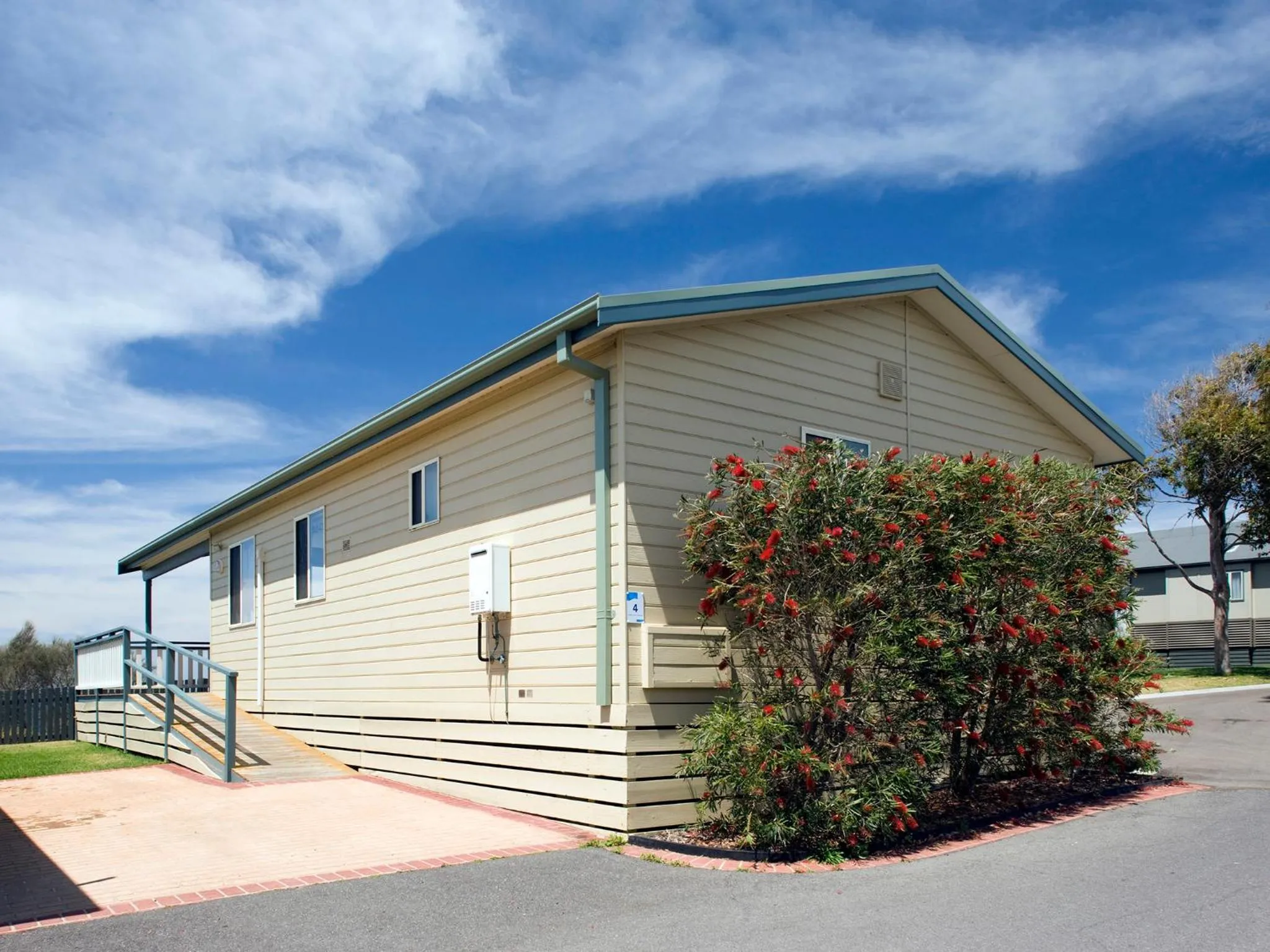 Facade/entrance in NRMA Merimbula Beach Holiday Resort