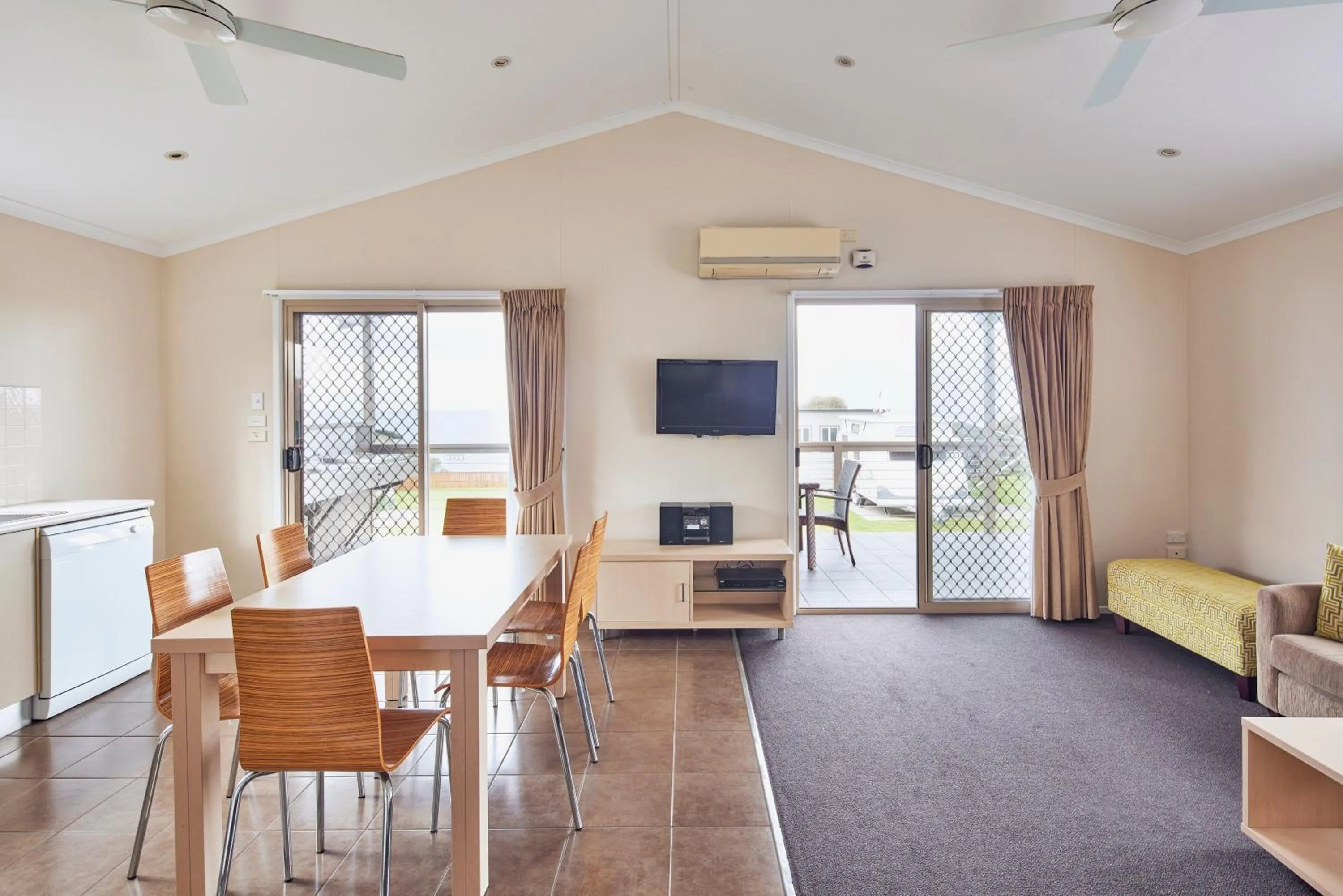 Living room in NRMA Merimbula Beach Holiday Resort