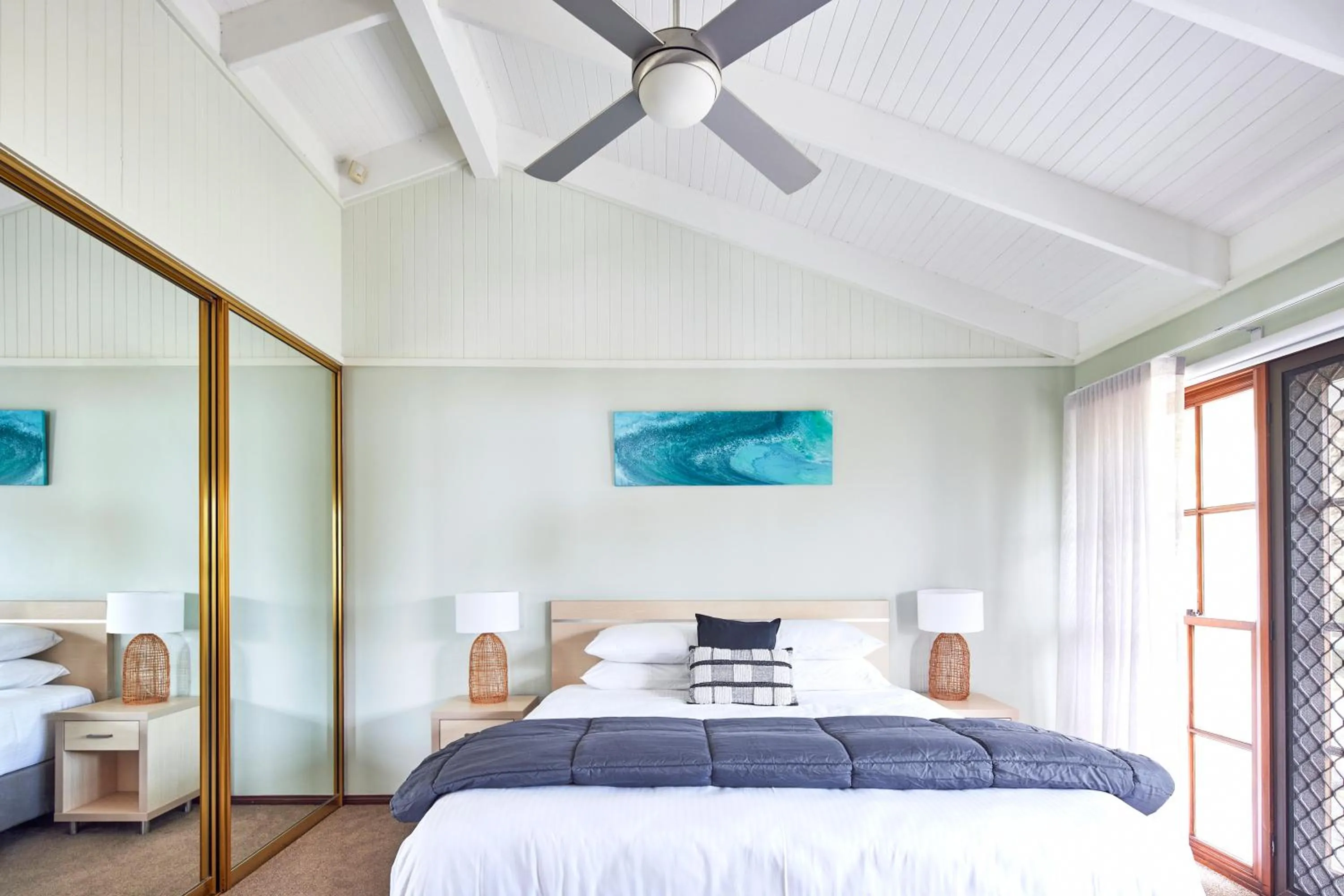 Bedroom, Bed in NRMA Murramarang Beachfront Holiday Resort