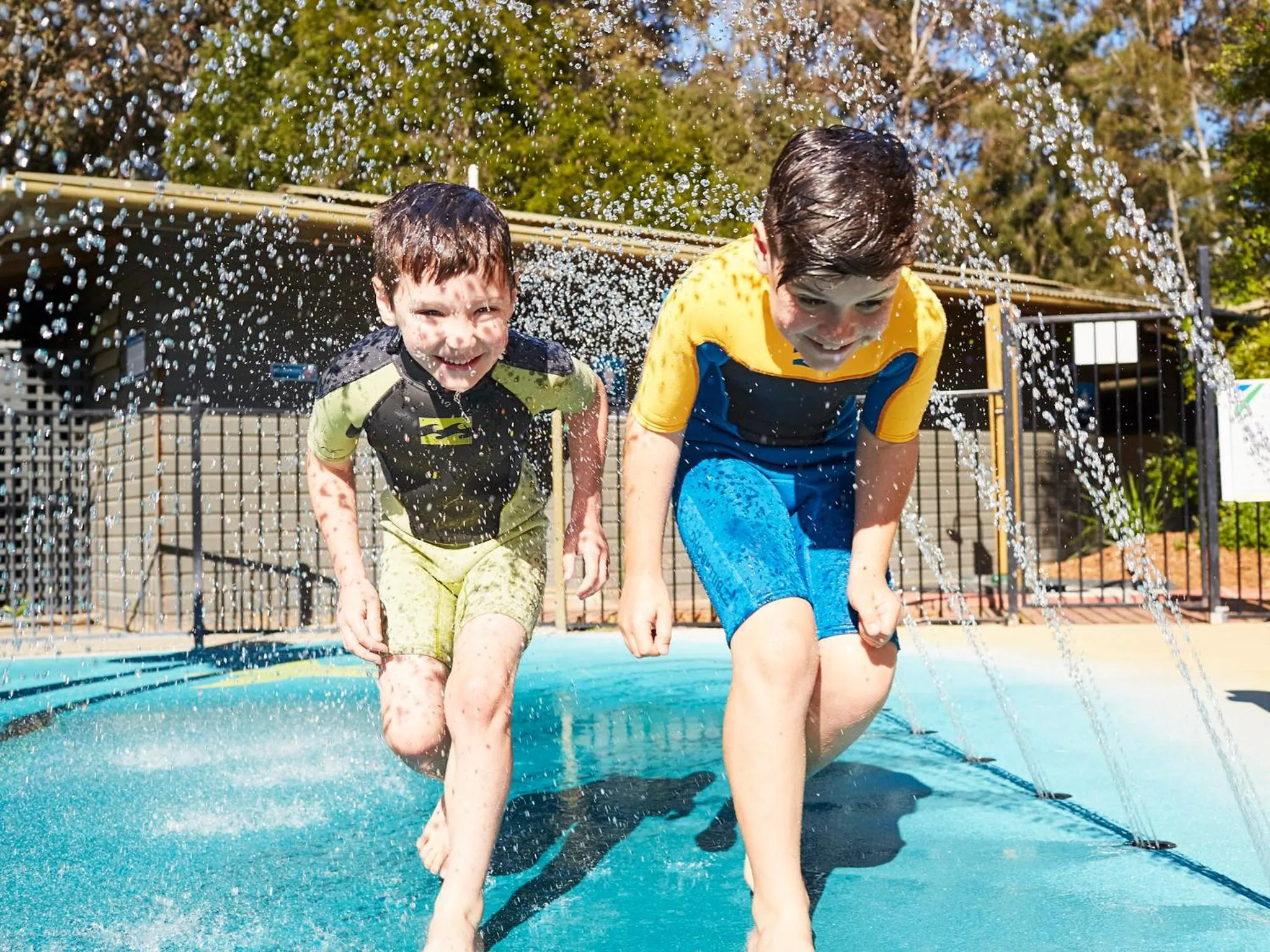 Aqua park in NRMA Murramarang Beachfront Holiday Resort