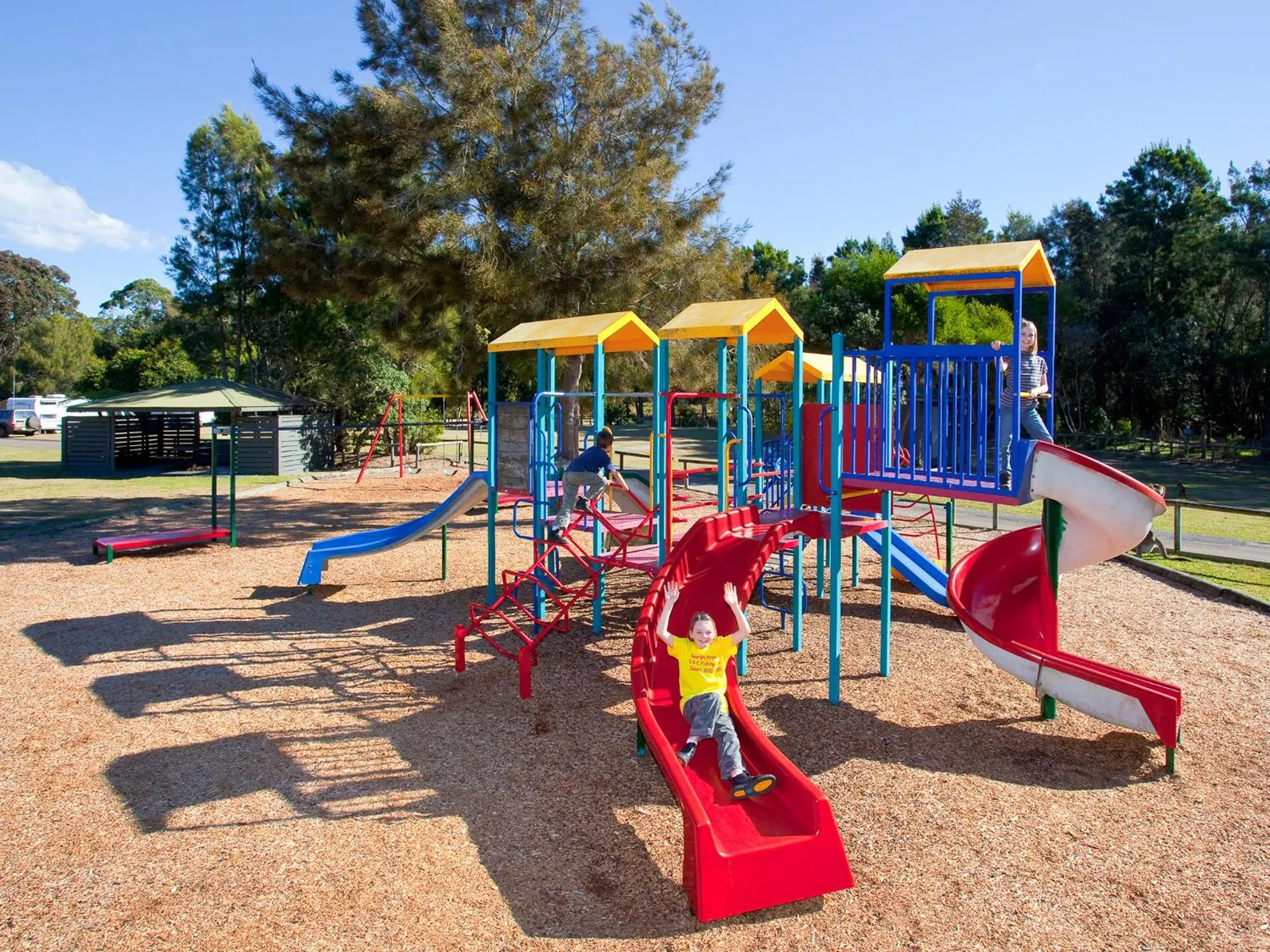 Children play ground in NRMA Murramarang Beachfront Holiday Resort