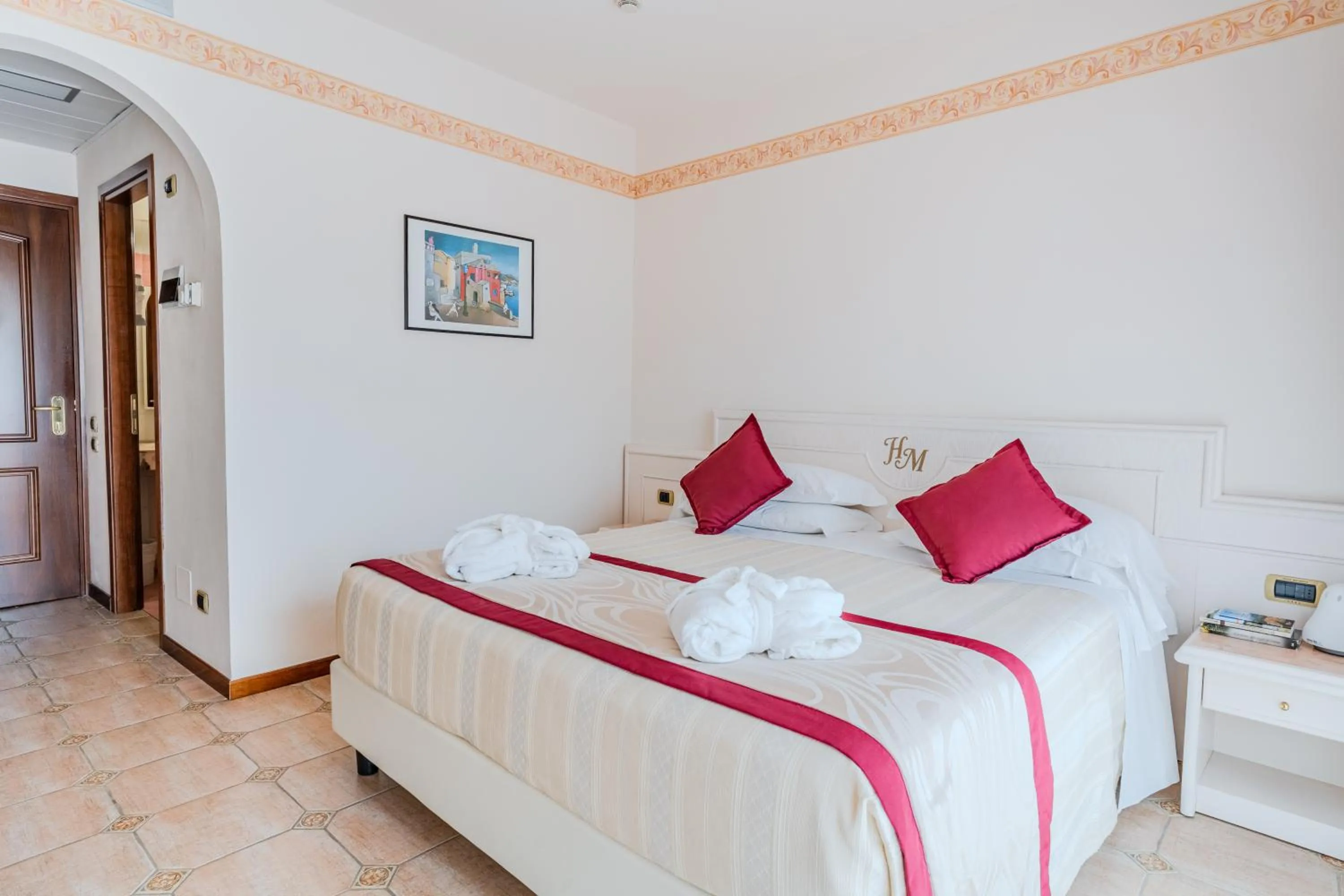 Bed in Hotel Miramonti