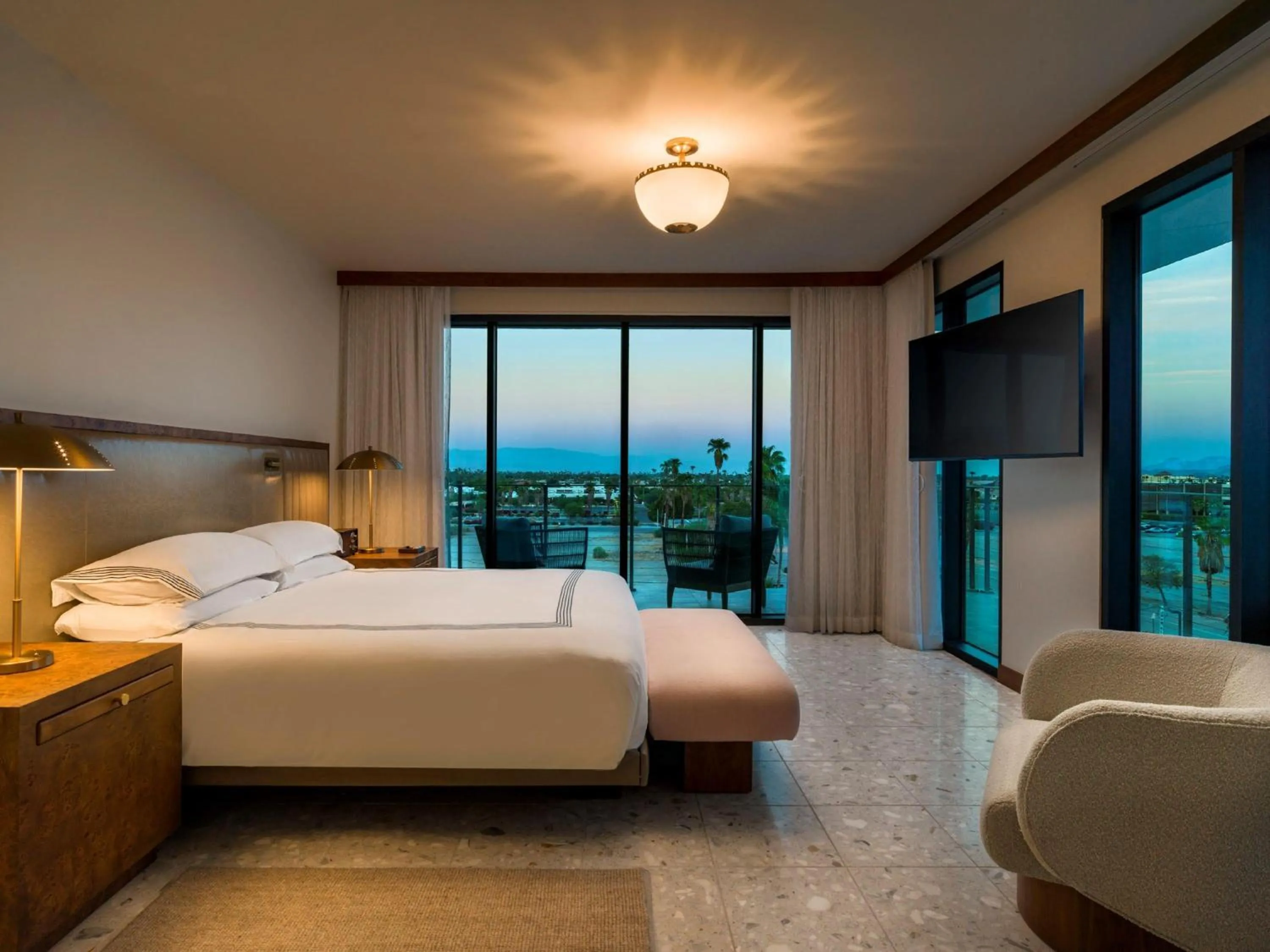 Photo of the whole room, Bed in Thompson Palm Springs, By Hyatt