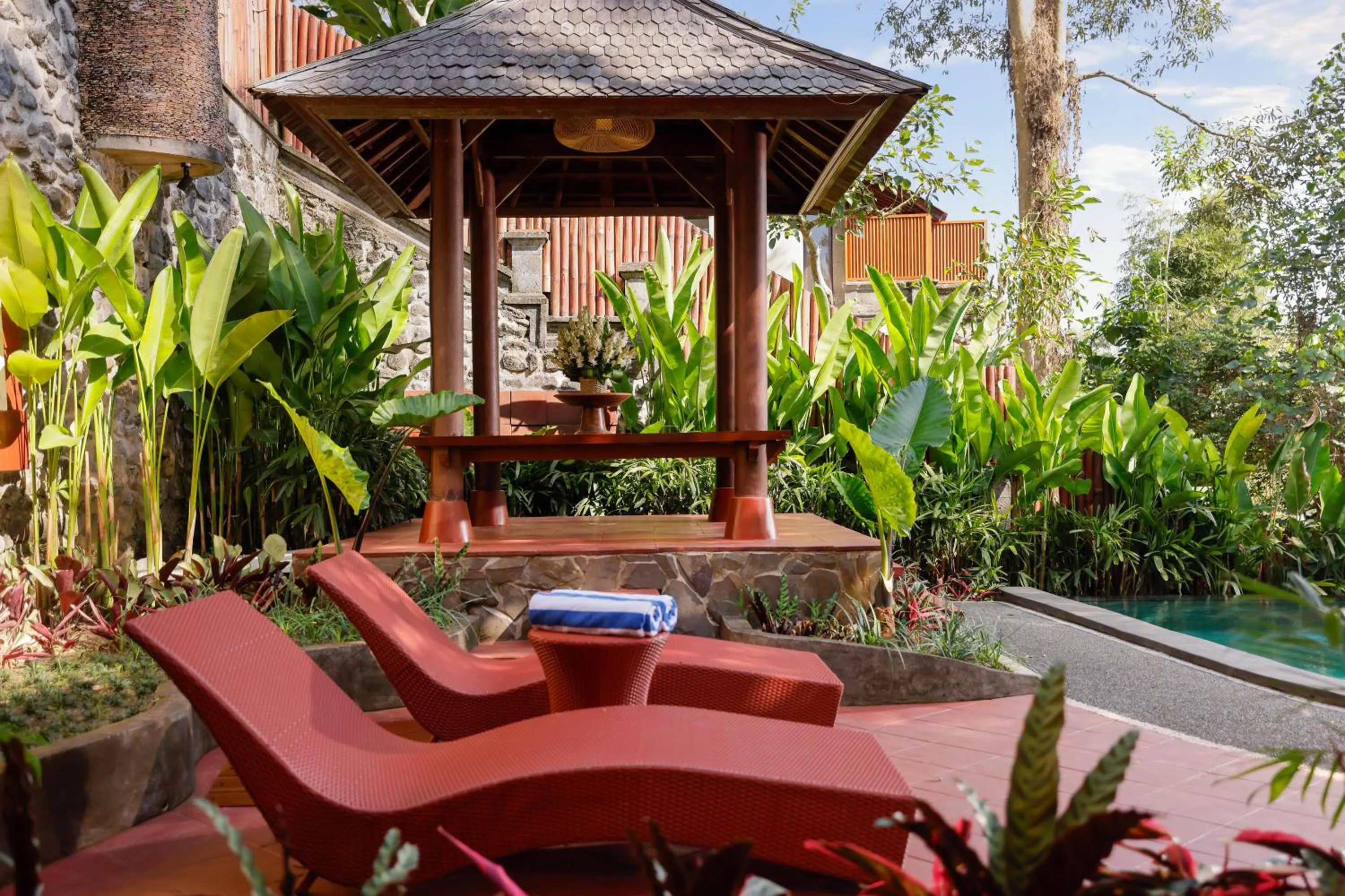 Pool view in Villa Leona Valley View by Nakula