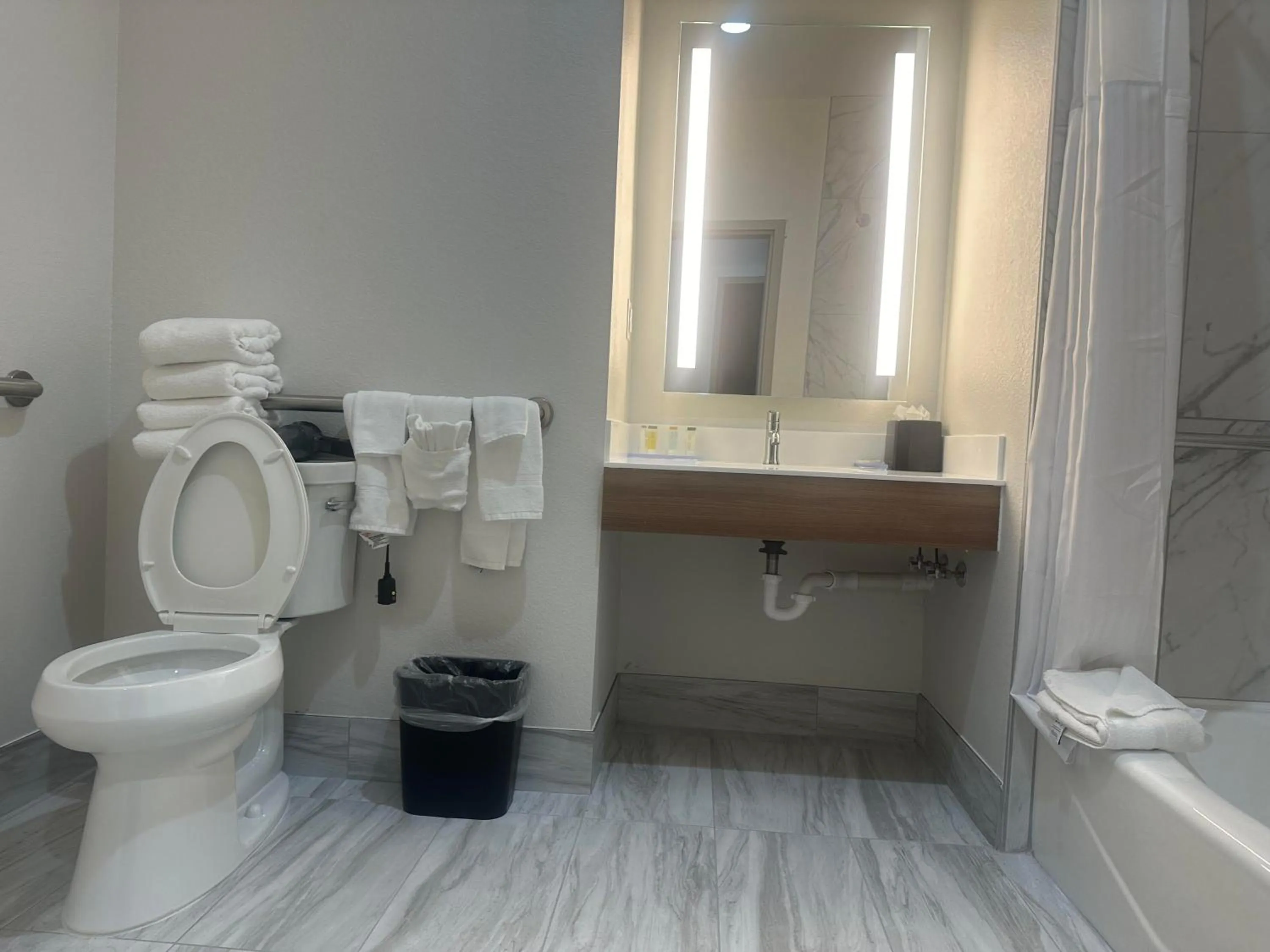 Bathroom in Microtel Inn & Suites by Wyndham Amarillo West