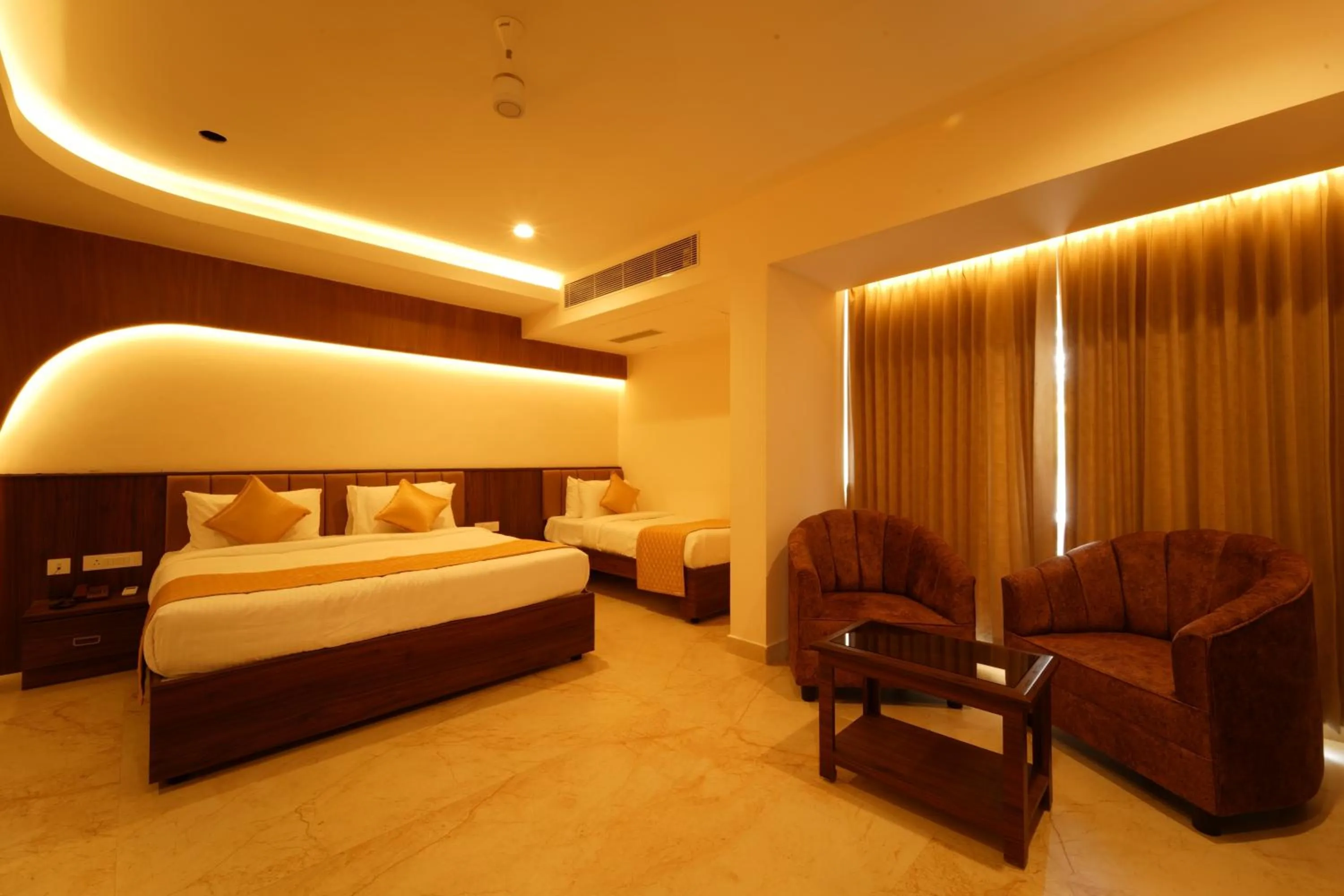 Bed in TSR Vivitha Grand