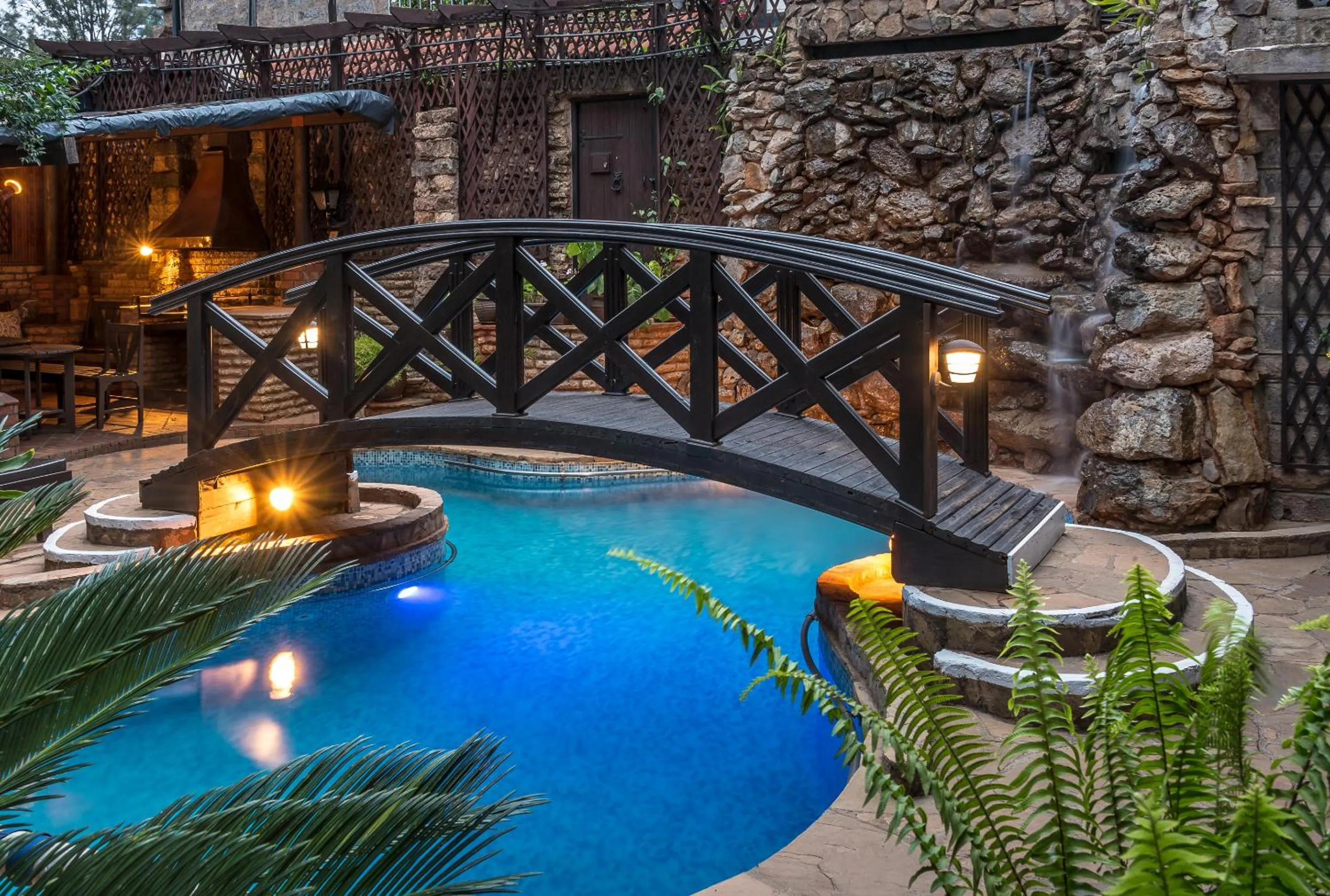 Swimming pool in The Grand Gables