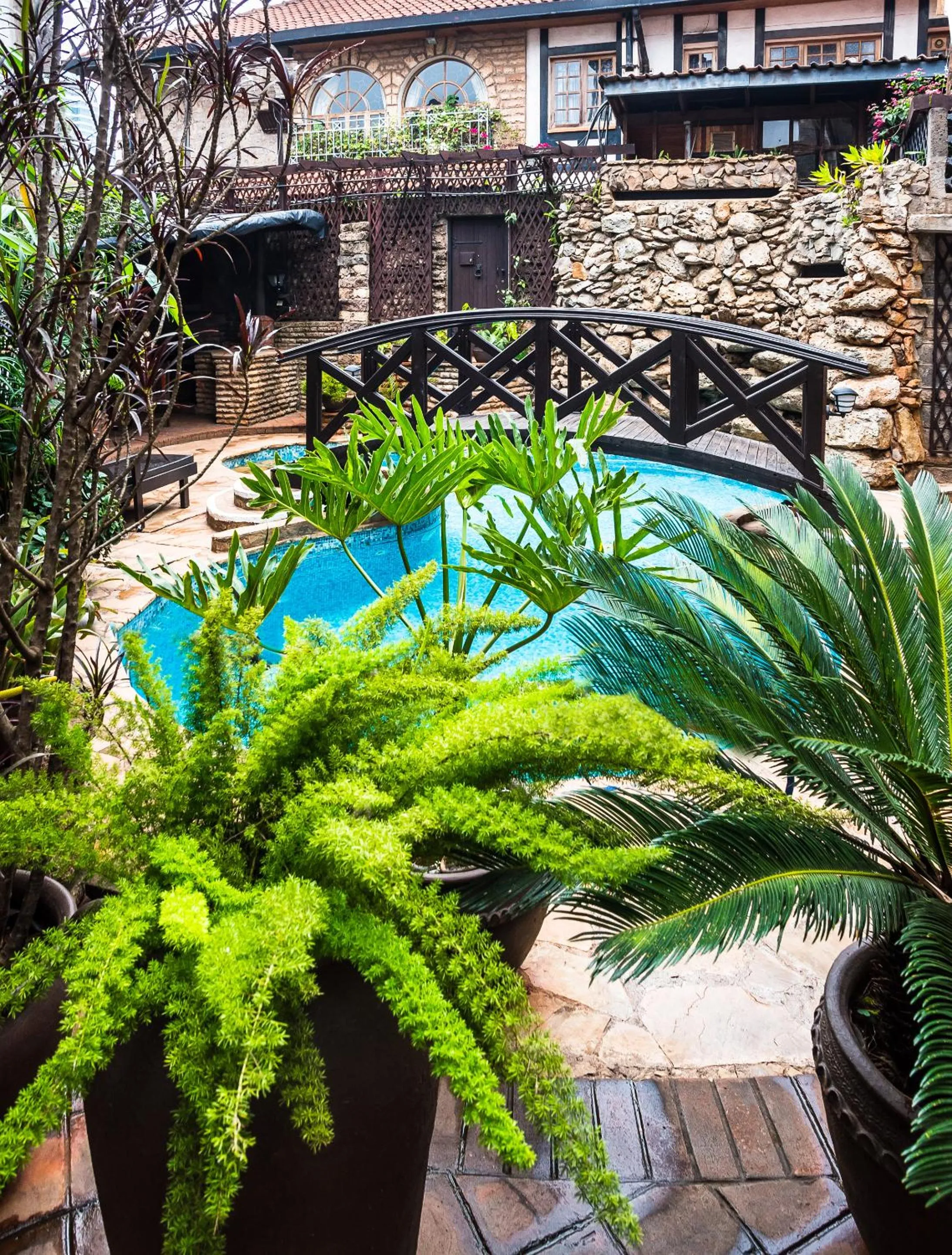 Swimming pool in The Grand Gables