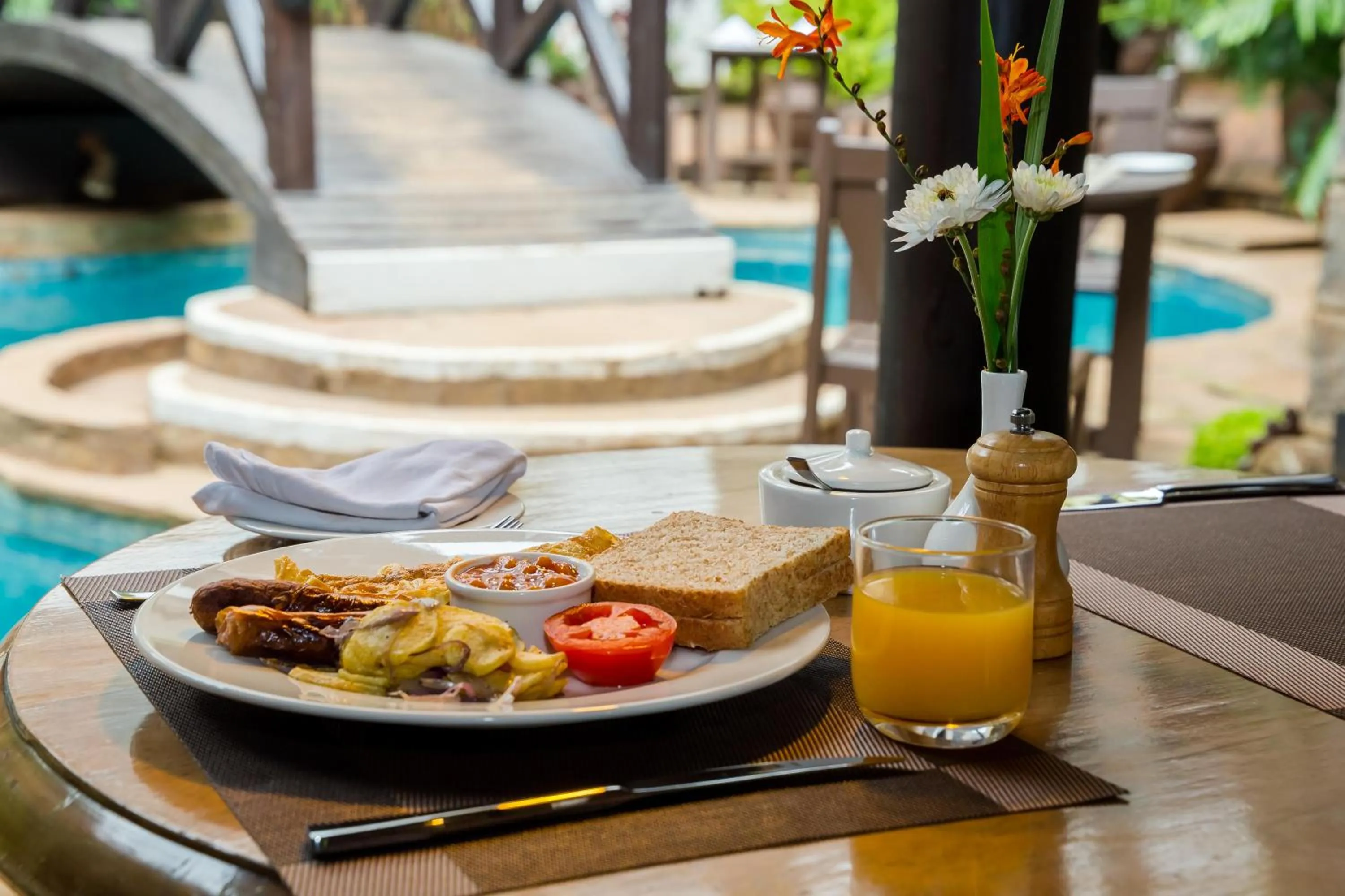 Continental breakfast in The Grand Gables