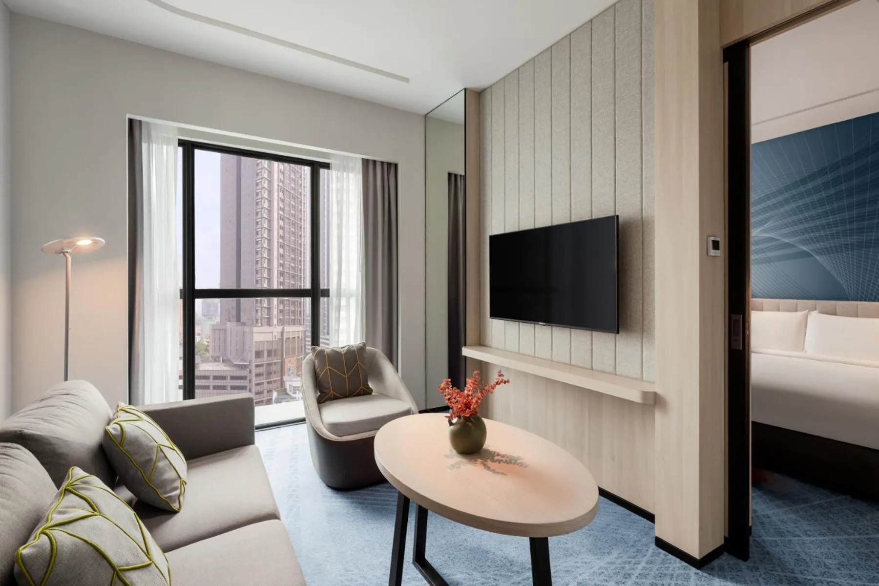 Living room, Bed in Holiday Inn Kuala Lumpur Bangsar by IHG