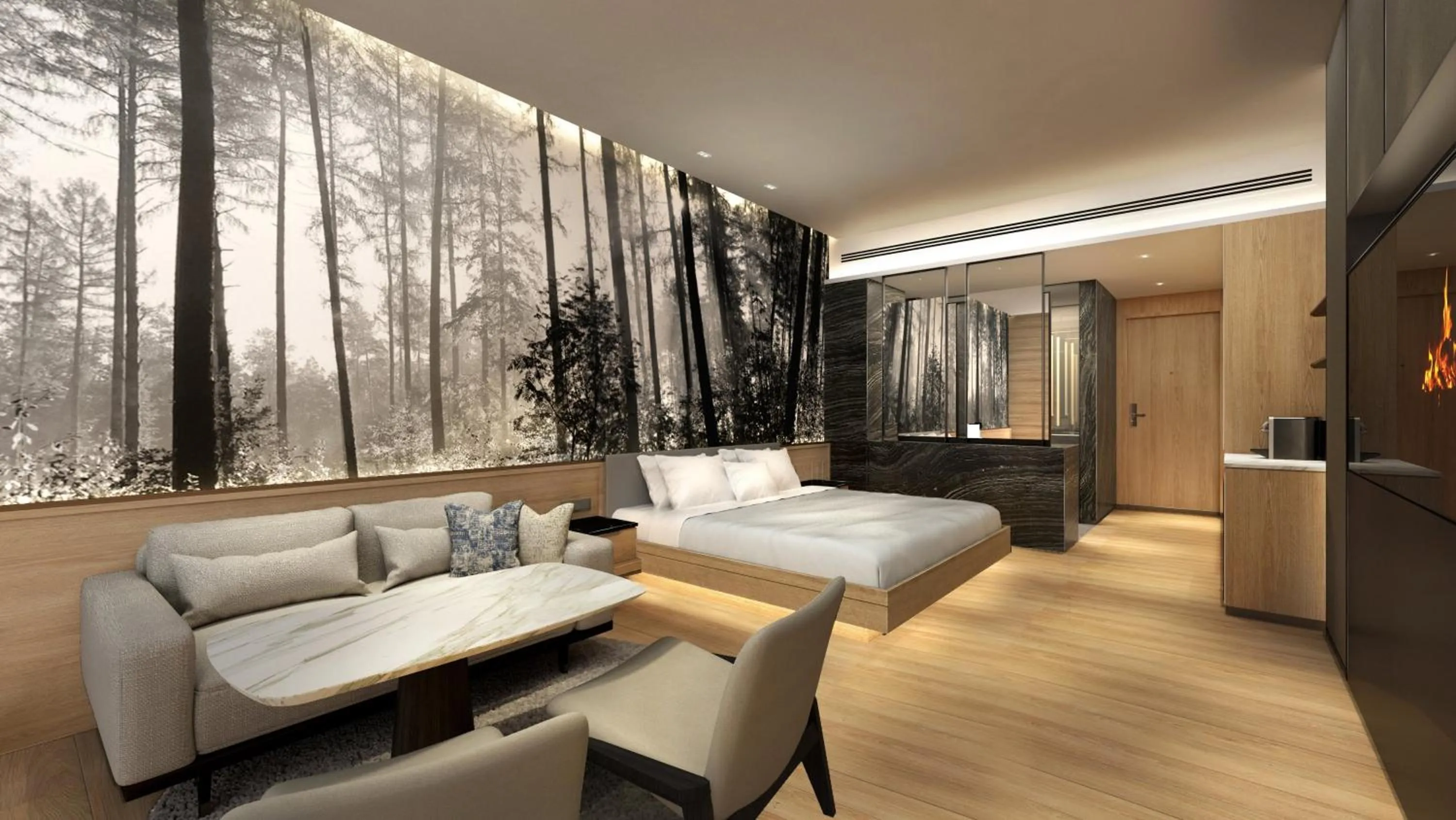 Photo of the whole room, Bed in Crowne Plaza Shanghai Snow World by IHG