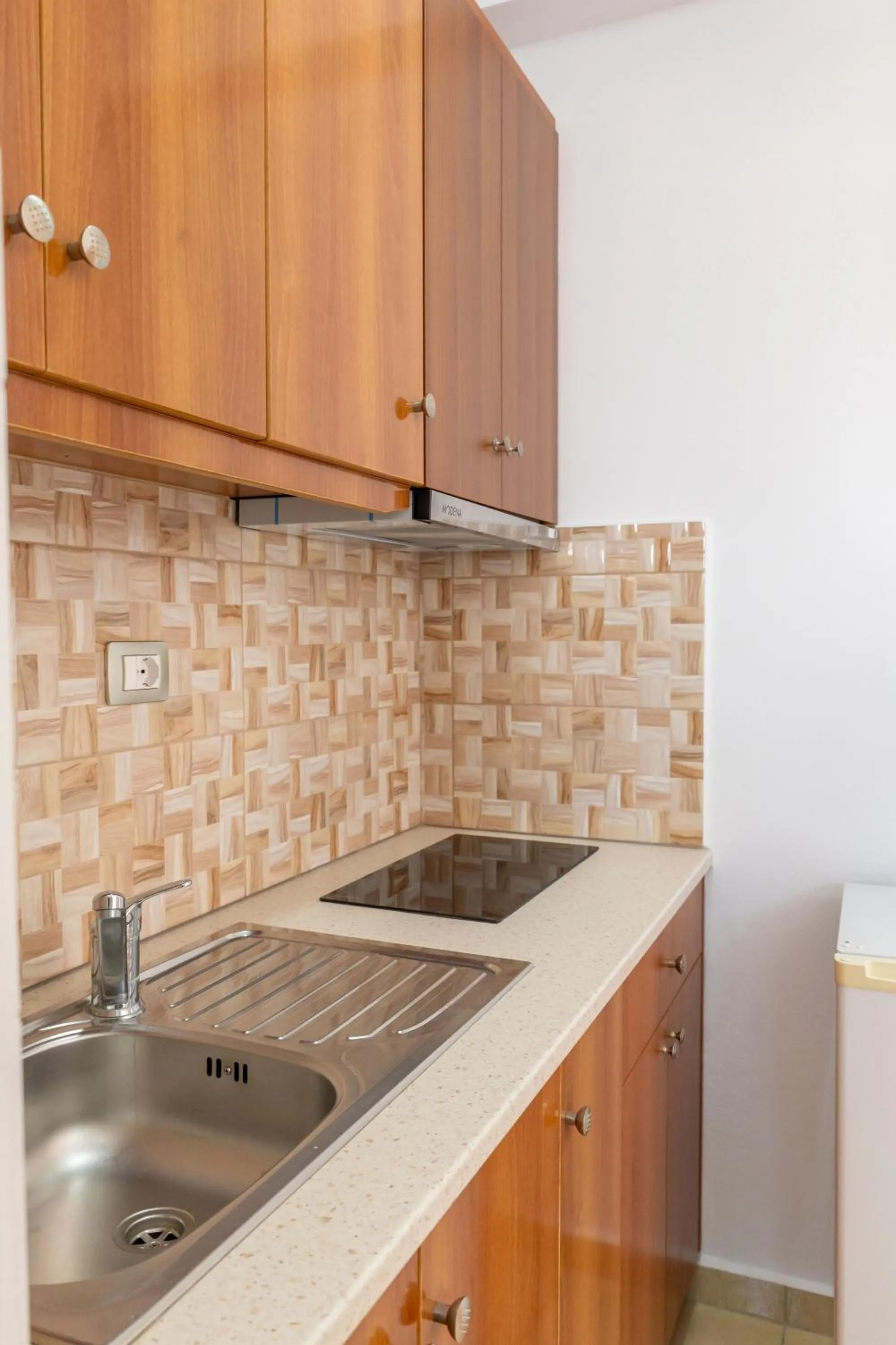 Kitchen or kitchenette in Aleksander ApartHotel